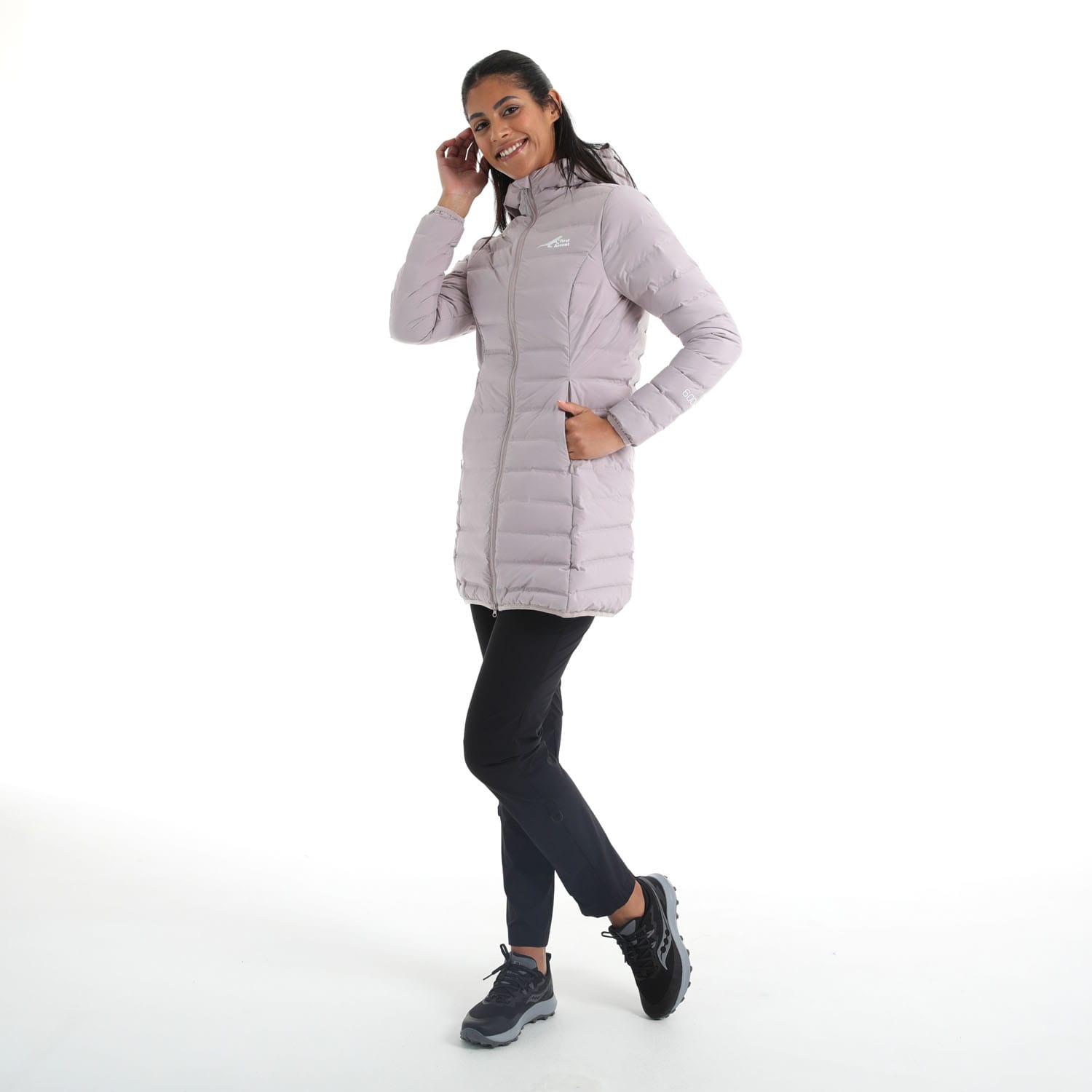 First Ascent Women&#039;s Hooded Downtown Seal Parka Jacket, product, variation 11