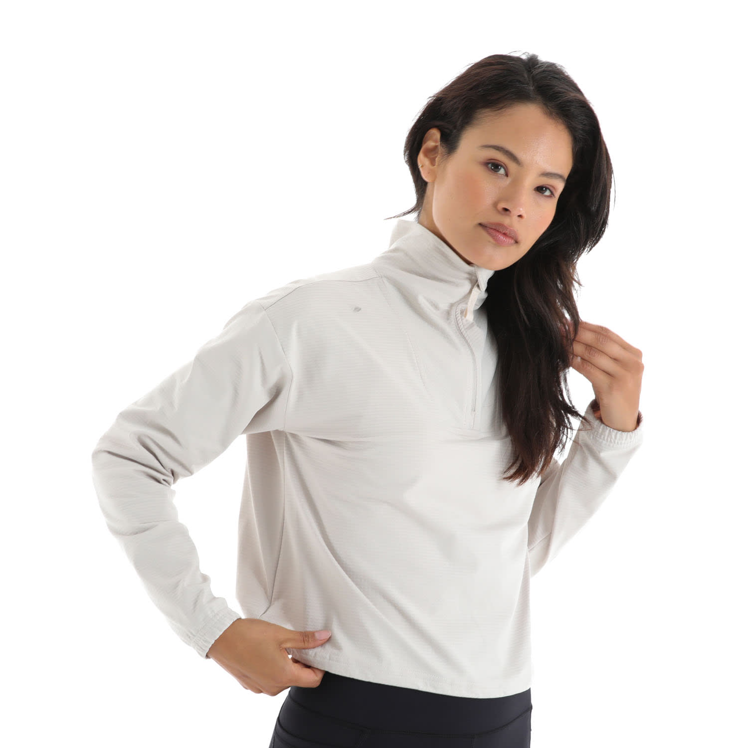 First Ascent Women&#039;s Trail Lite 1/4 Zip Fleece Long Sleeve, product, variation 2