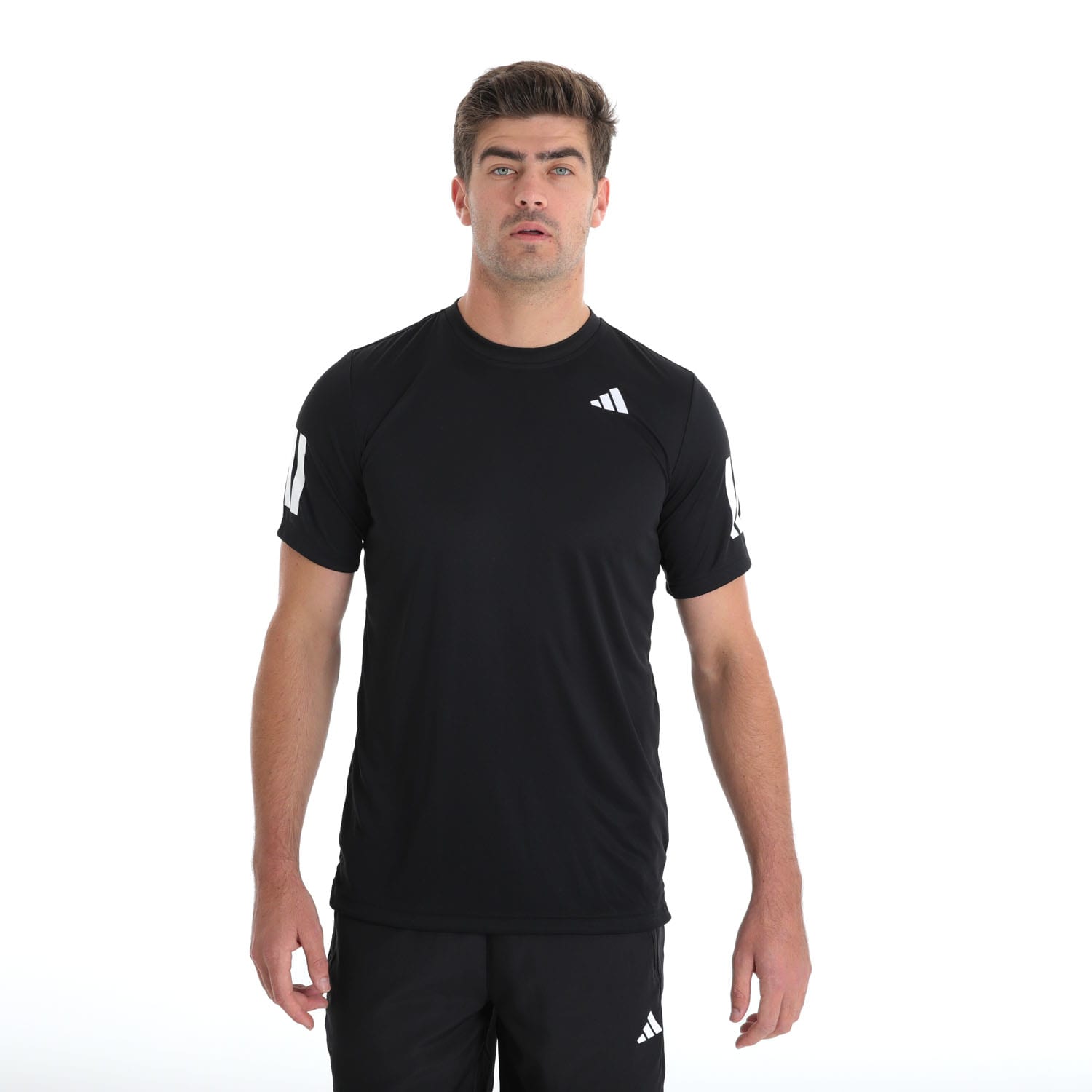 adidas Men's Club 3 Stripe Court Tee