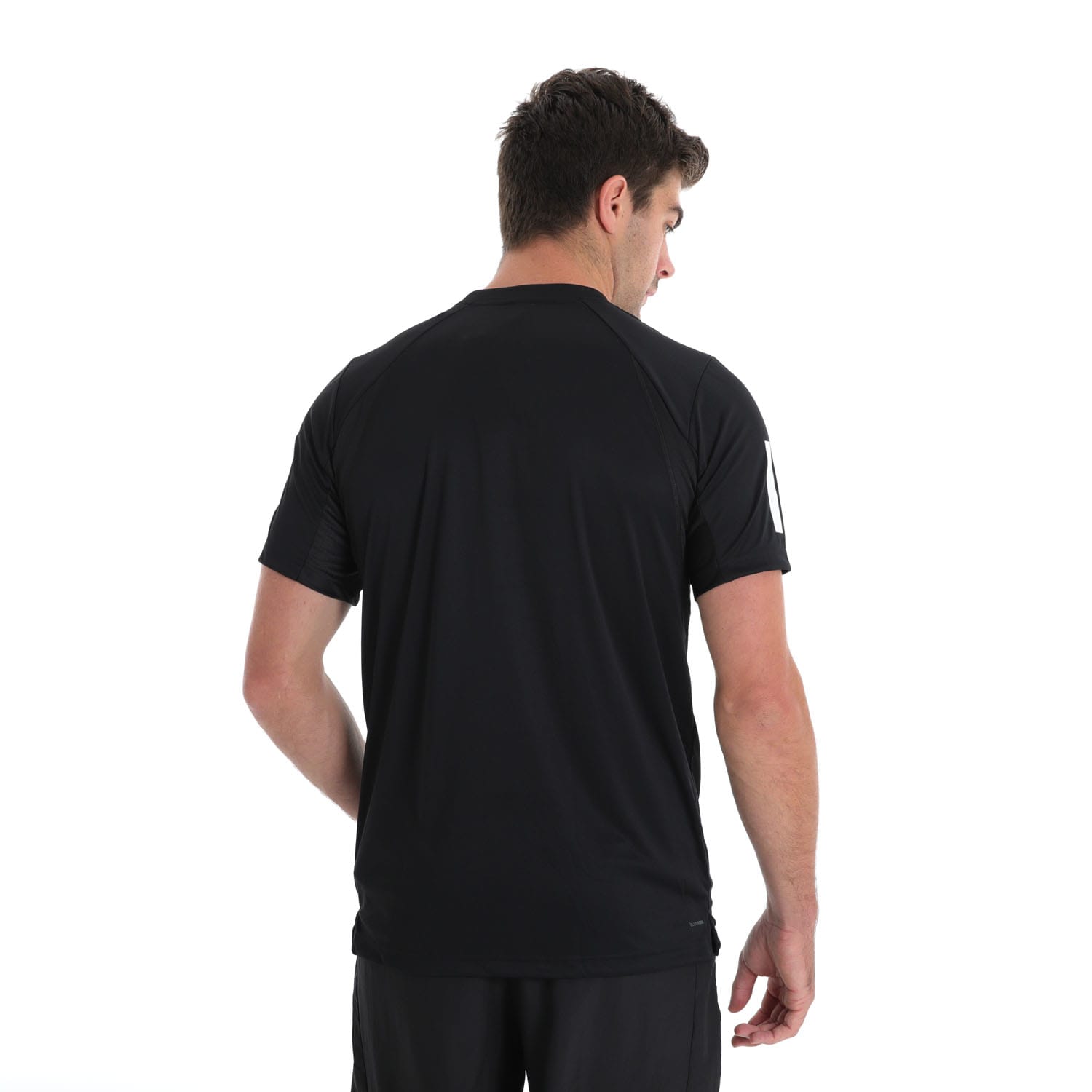 adidas Men&#039;s Club 3 Stripe Court Tee, product, variation 4