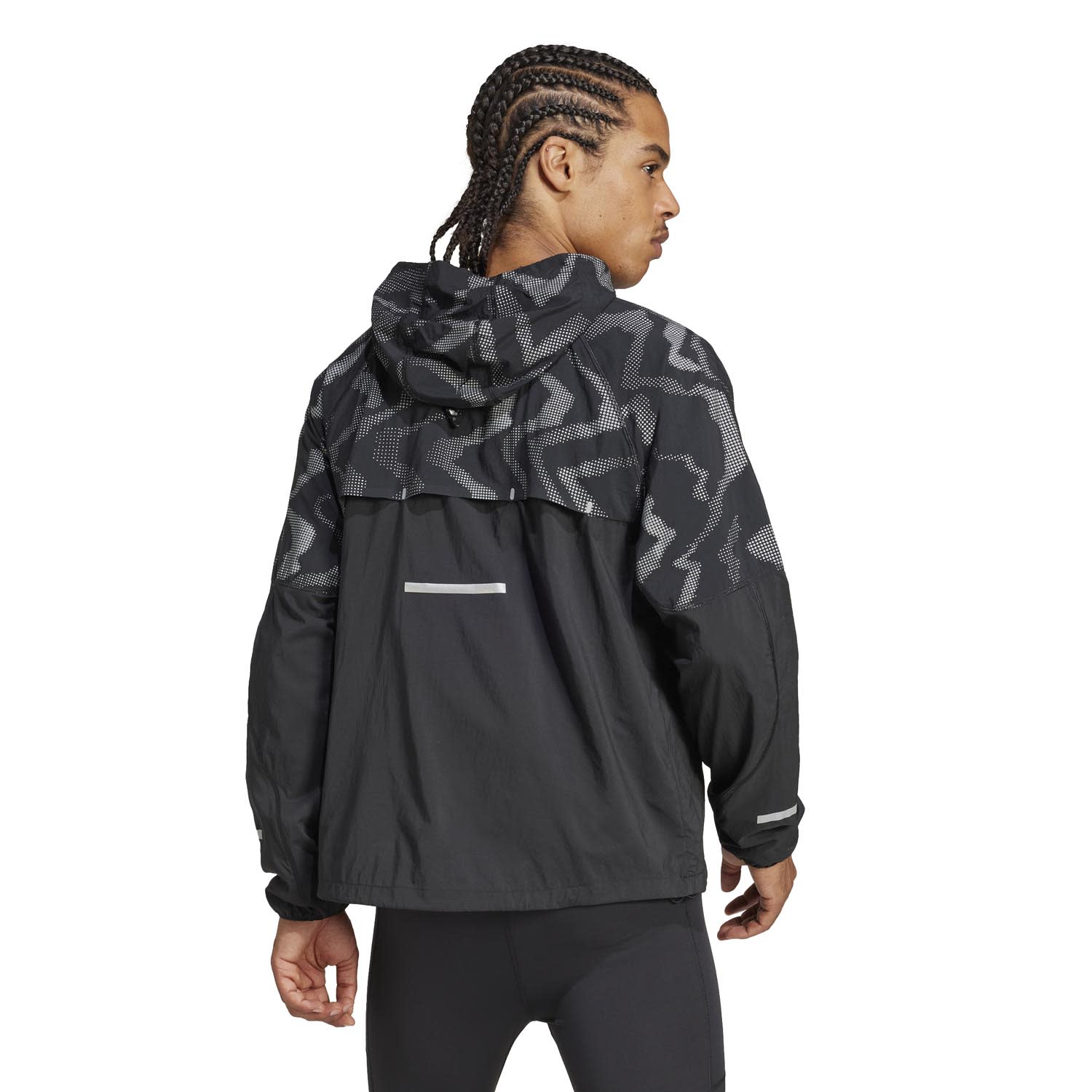 adidas Men&#039;s Ultimate Hivis Running Jacket, product, variation 2