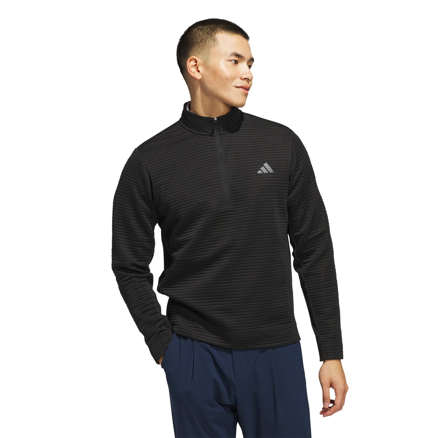 adidas Men's Golf Ultimate365 Driver Textured 1/4 Zip Top