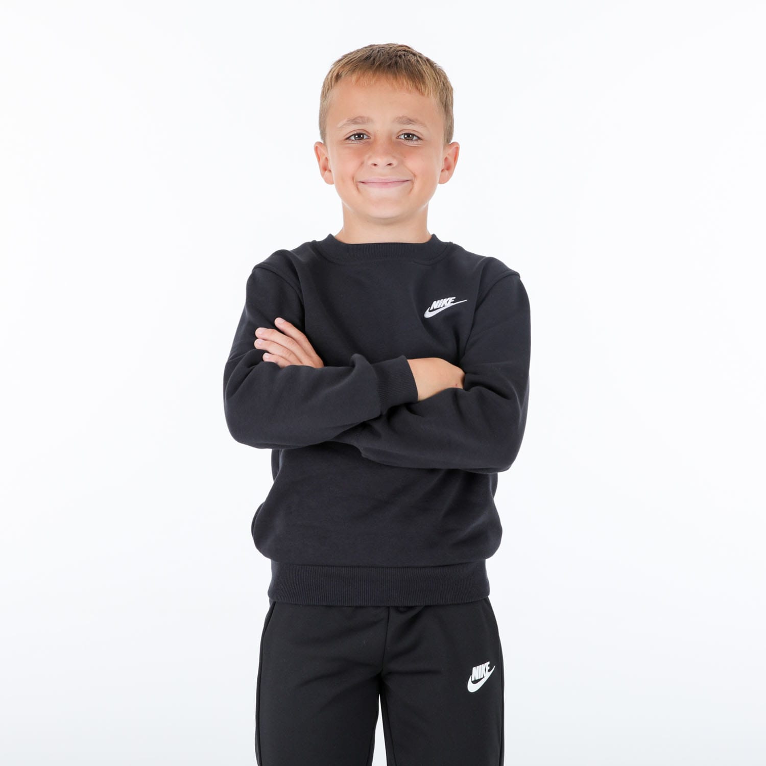 Nike Boys Club Fleece Crew Sweattop