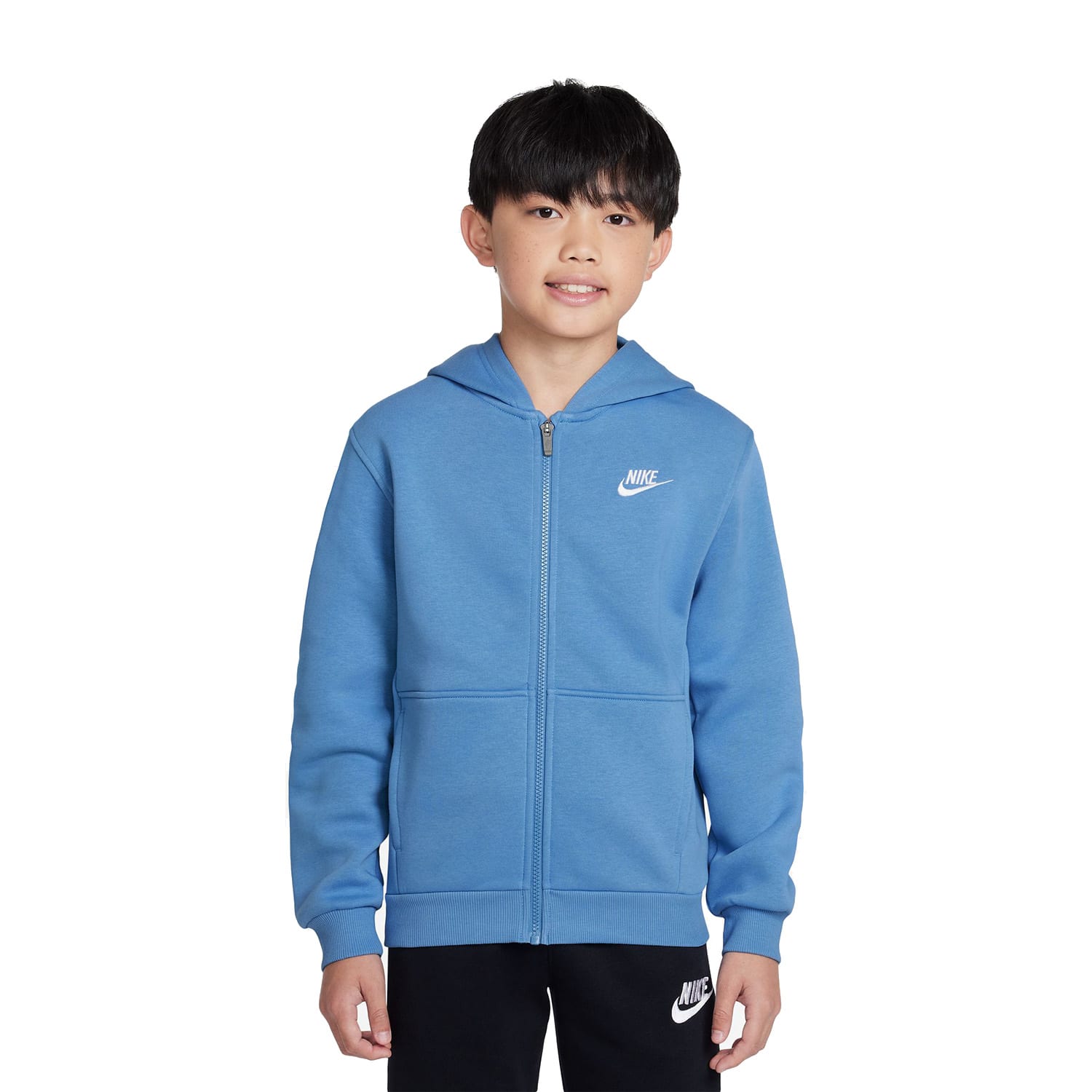 Nike Boys Club Fleece Full Zip Hoodie