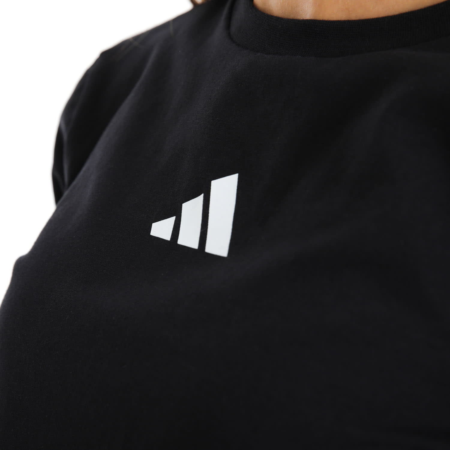 adidas Women&#039;s 3 Stripe Crop Tee, product, variation 9