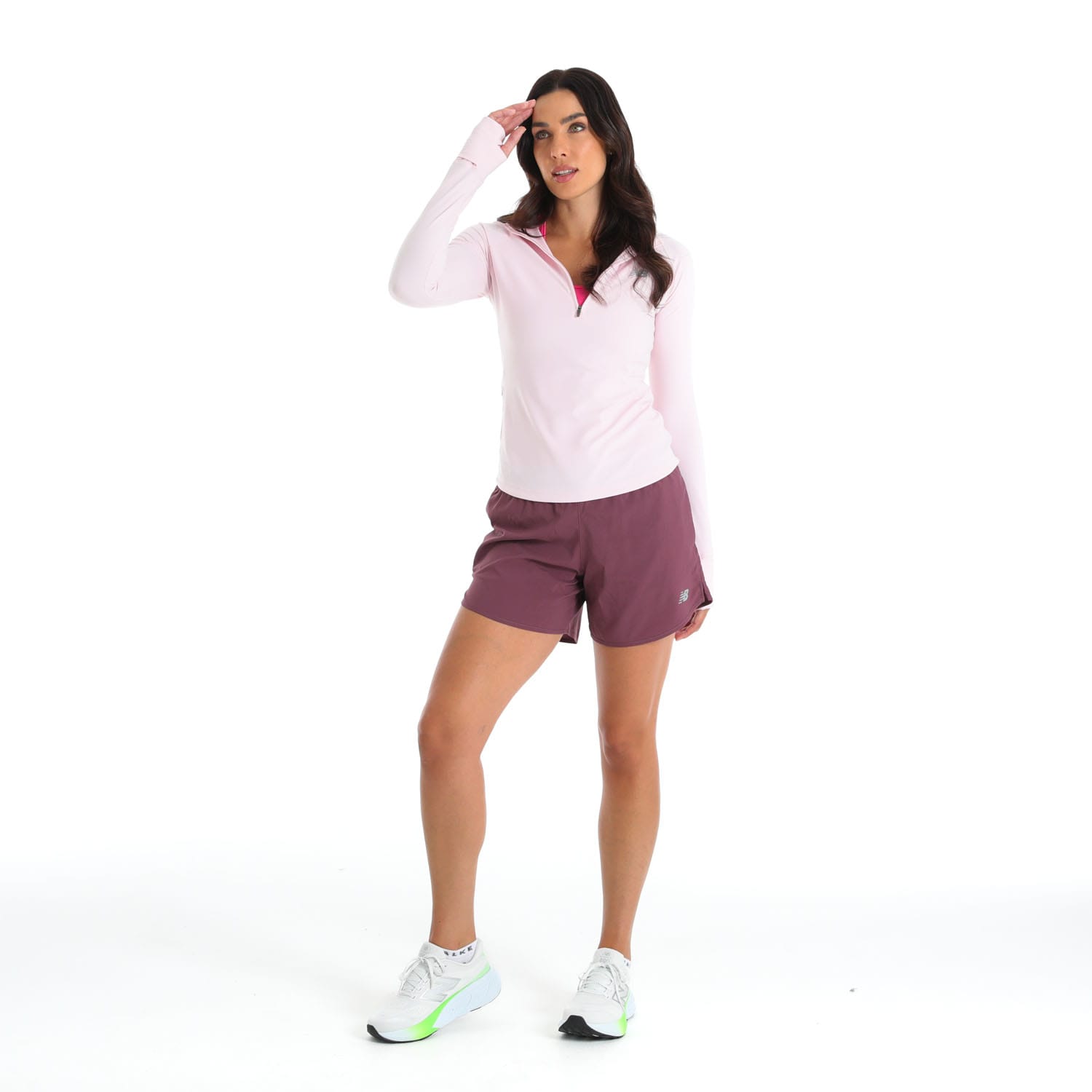 New Balance Women&#039;s Athletics Harmony 1/2 Zip Running Long Sleeve, product, variation 9