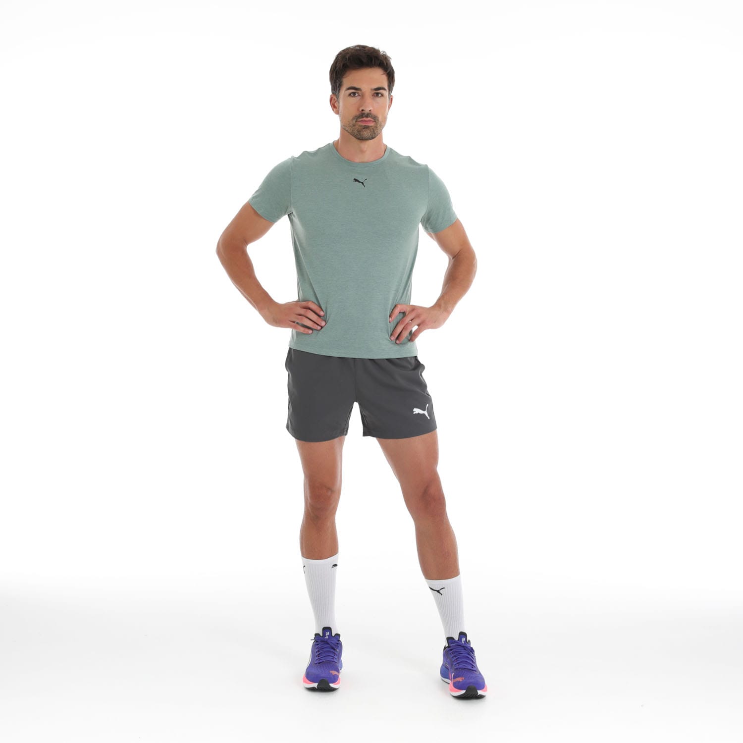 Puma Men&#039;s Essential Heather Cat Tee, product, variation 5