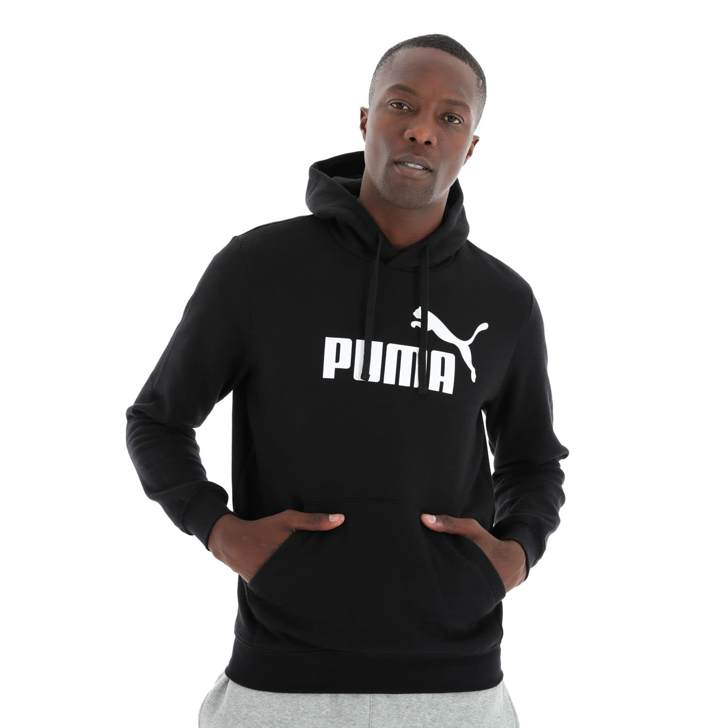 Puma Men's Essential No. 1 Big Logo Fleece Hoodie