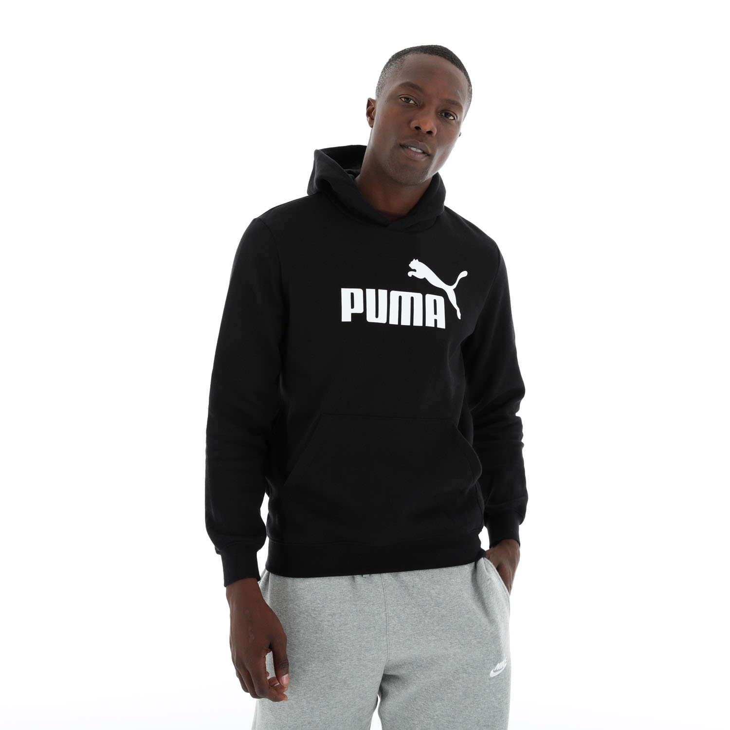 Puma Men&#039;s Essential No. 1 Big Logo Fleece Hoodie, product, variation 2