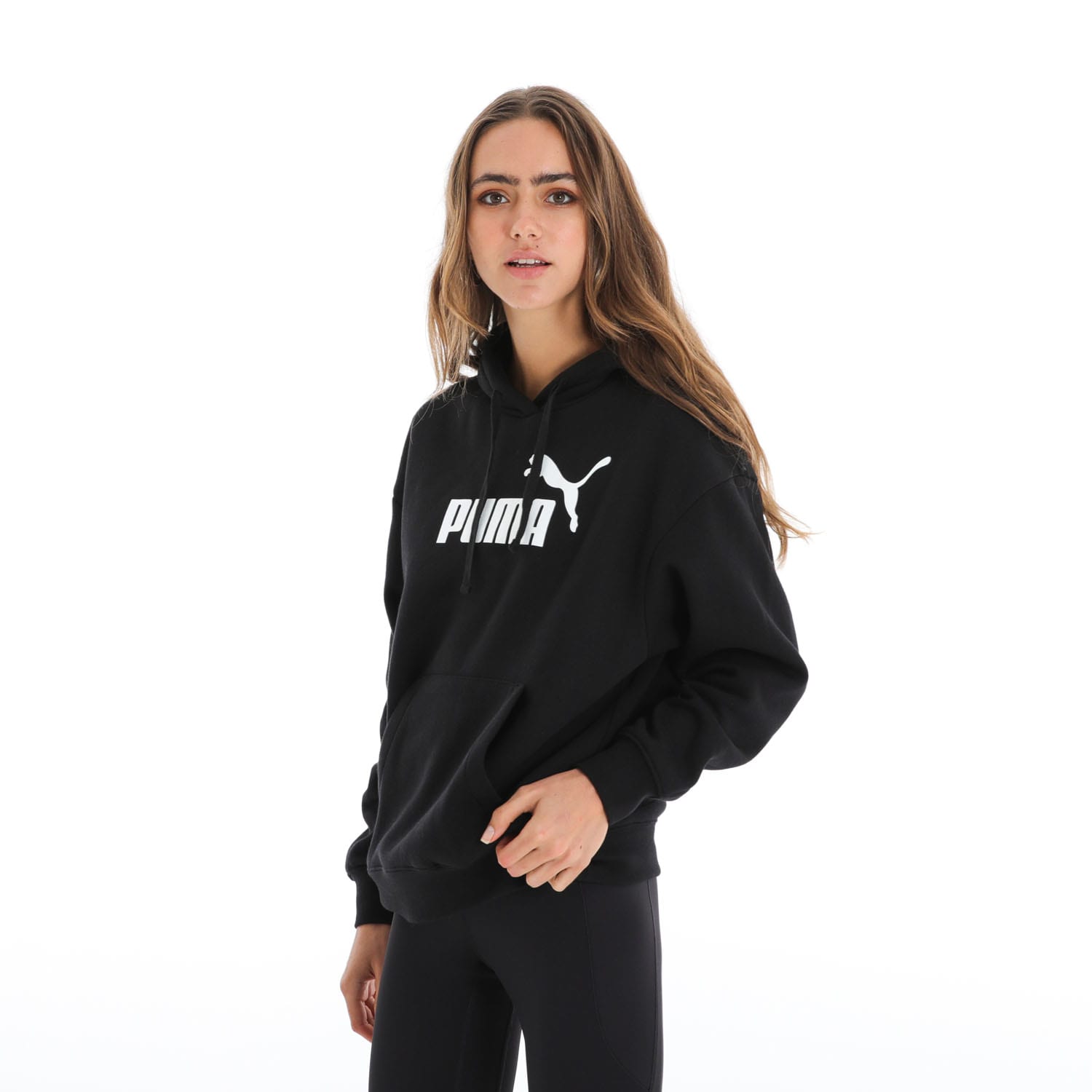 AL Puma Womens Essential Logo Hoodie, product, variation 3