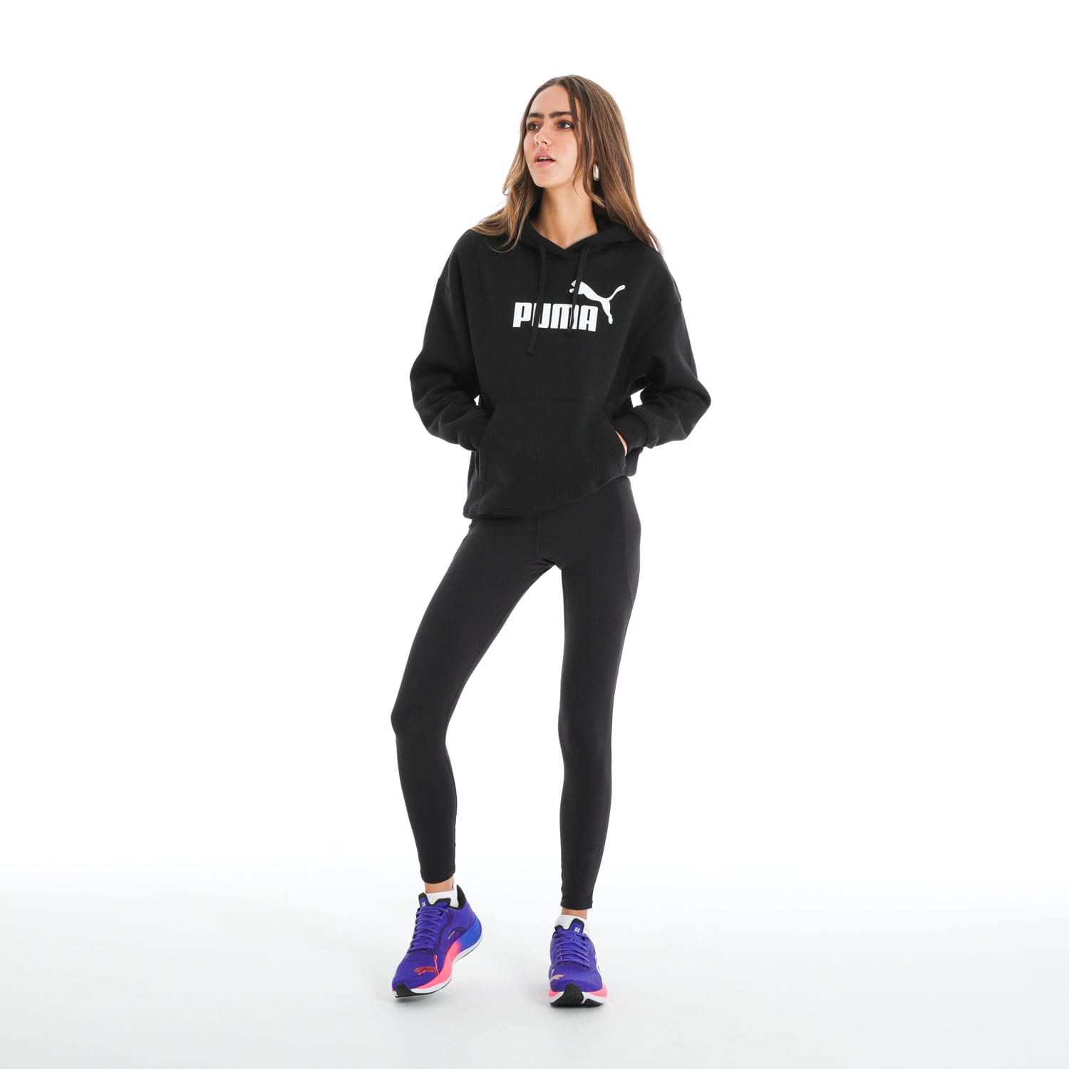 AL Puma Womens Essential Logo Hoodie, product, variation 8