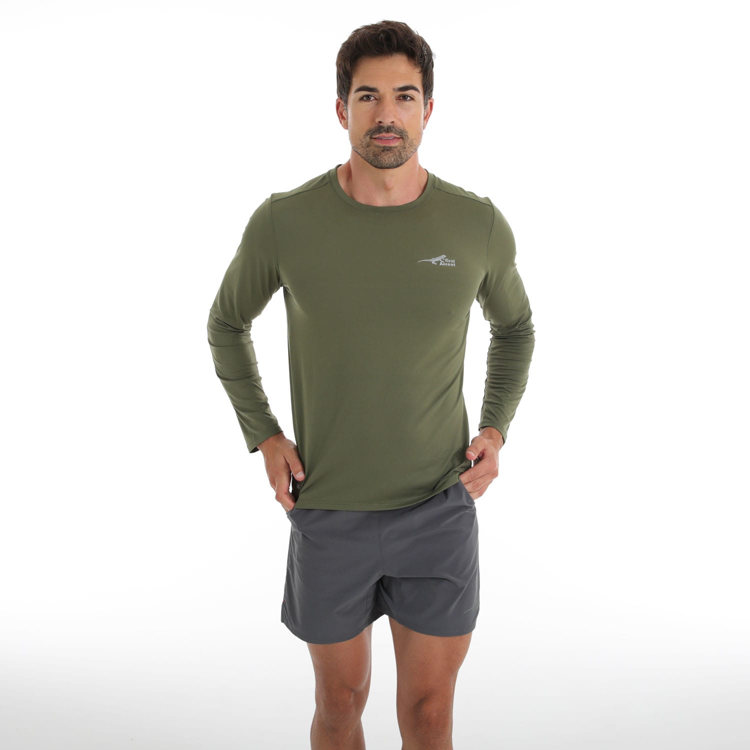 First Ascent Men&#039;s Corefit Running Long Sleeve, product, variation 6