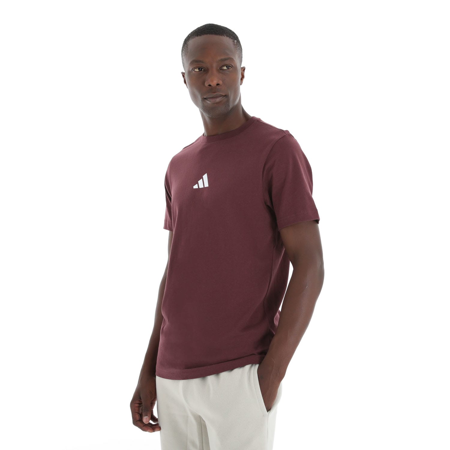 adidas Men&#039;s Small Logo Single Jersey Tee, product, variation 3