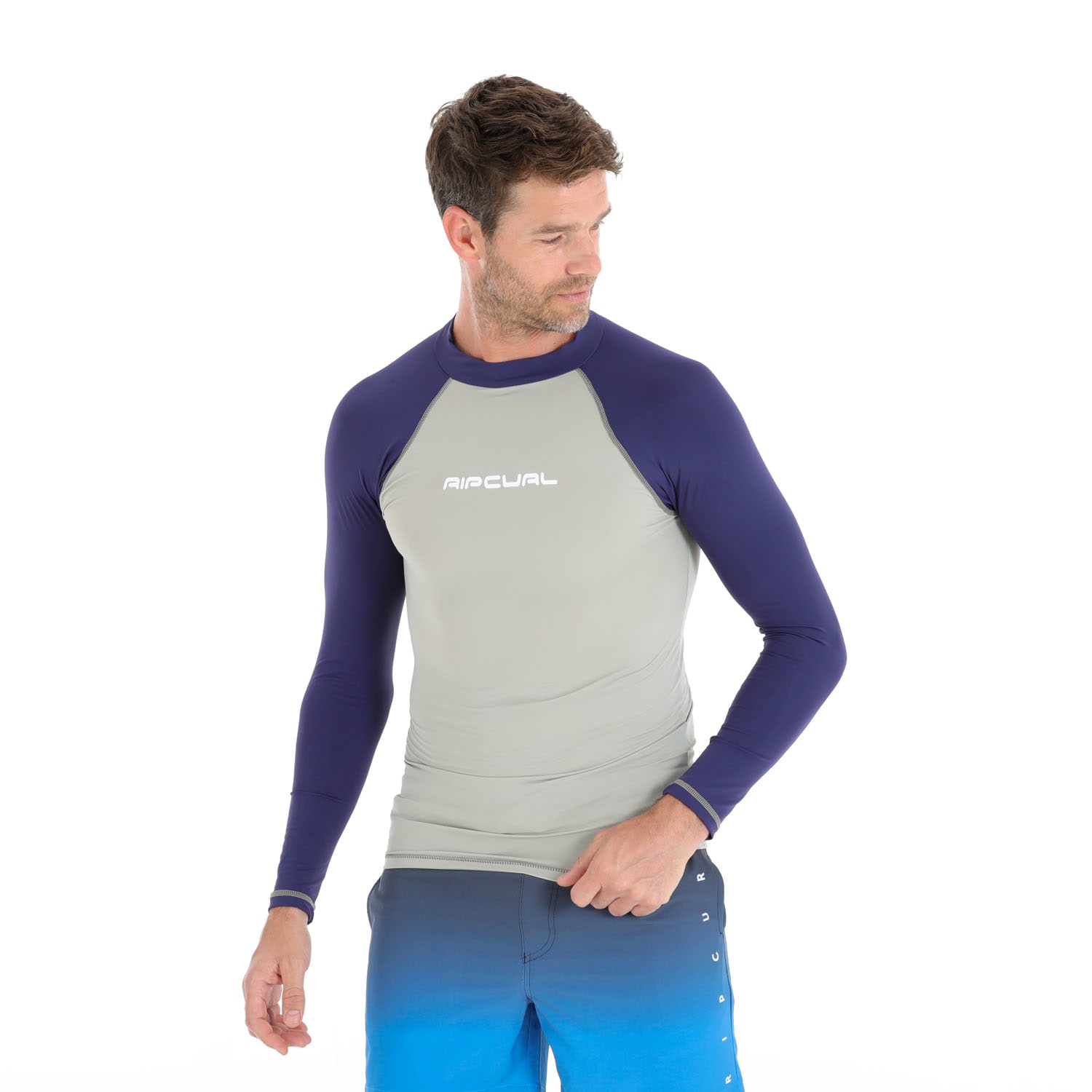 RipCurl Men&#039;s Pill Icon Long Sleeve Rashvest, product, variation 4
