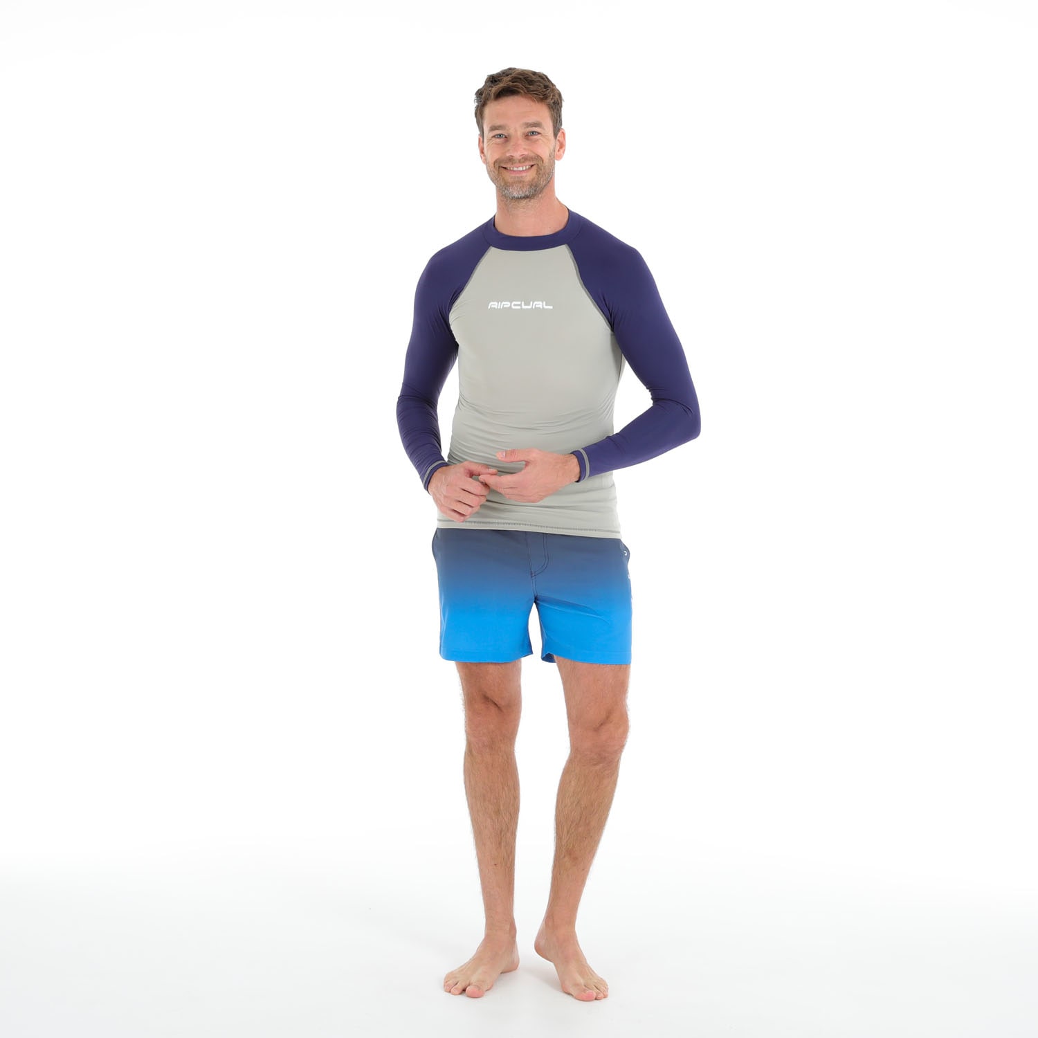 RipCurl Men&#039;s Pill Icon Long Sleeve Rashvest, product, variation 7