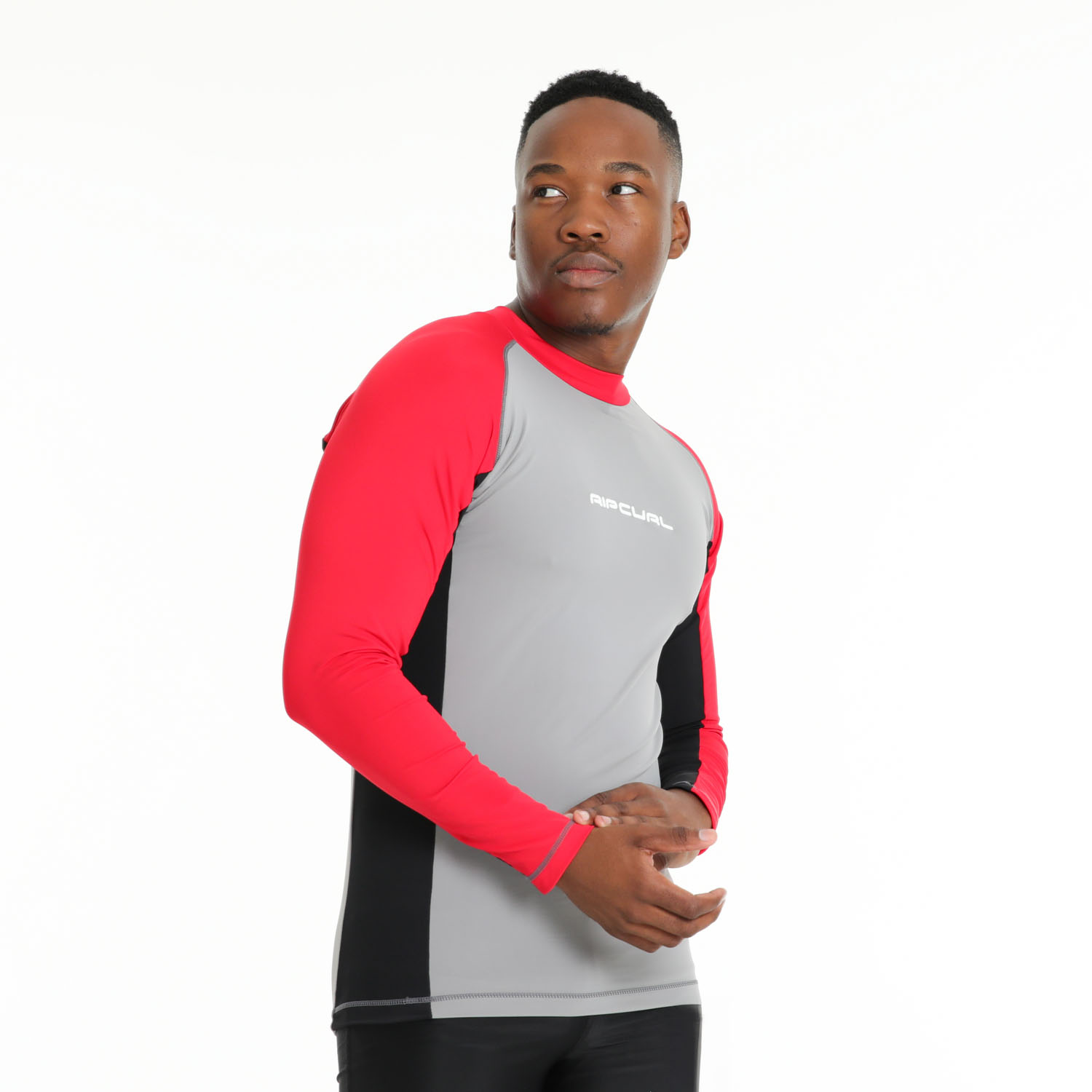 RipCurl Men&#039;s Pill Icon 3 Panel LS Rashvest, product, variation 4