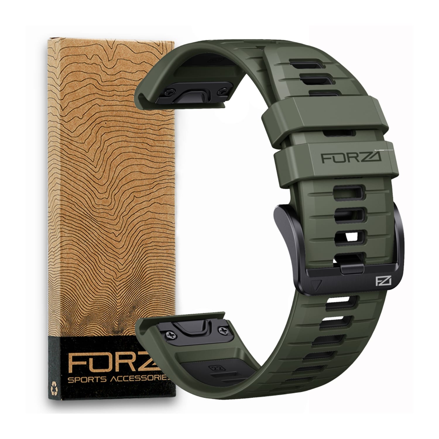 FORZA Elite 22mm EasyFit Two-Tone Watch Strap, product, variation 3