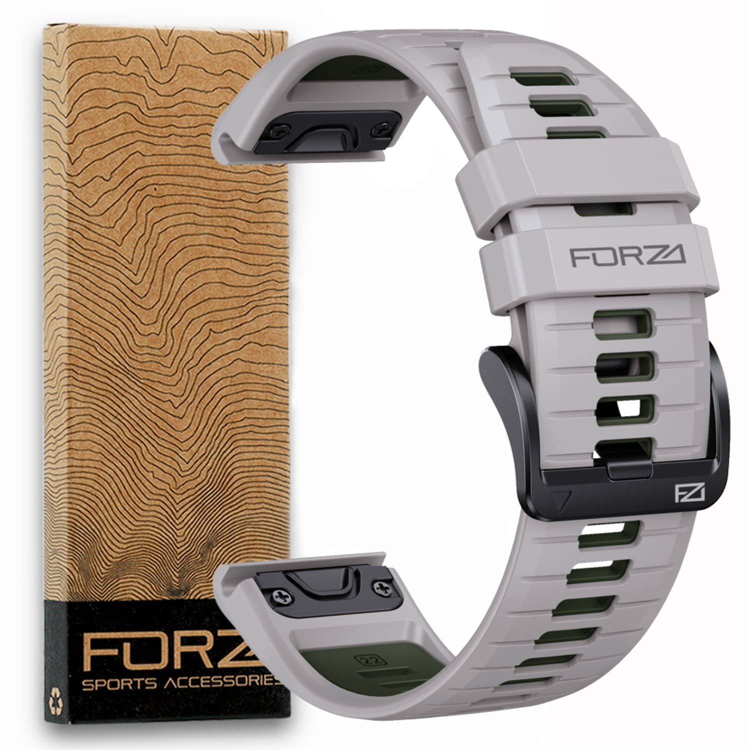 FORZA Elite 26mm EasyFit Two-Tone Watch Strap, product, variation 7