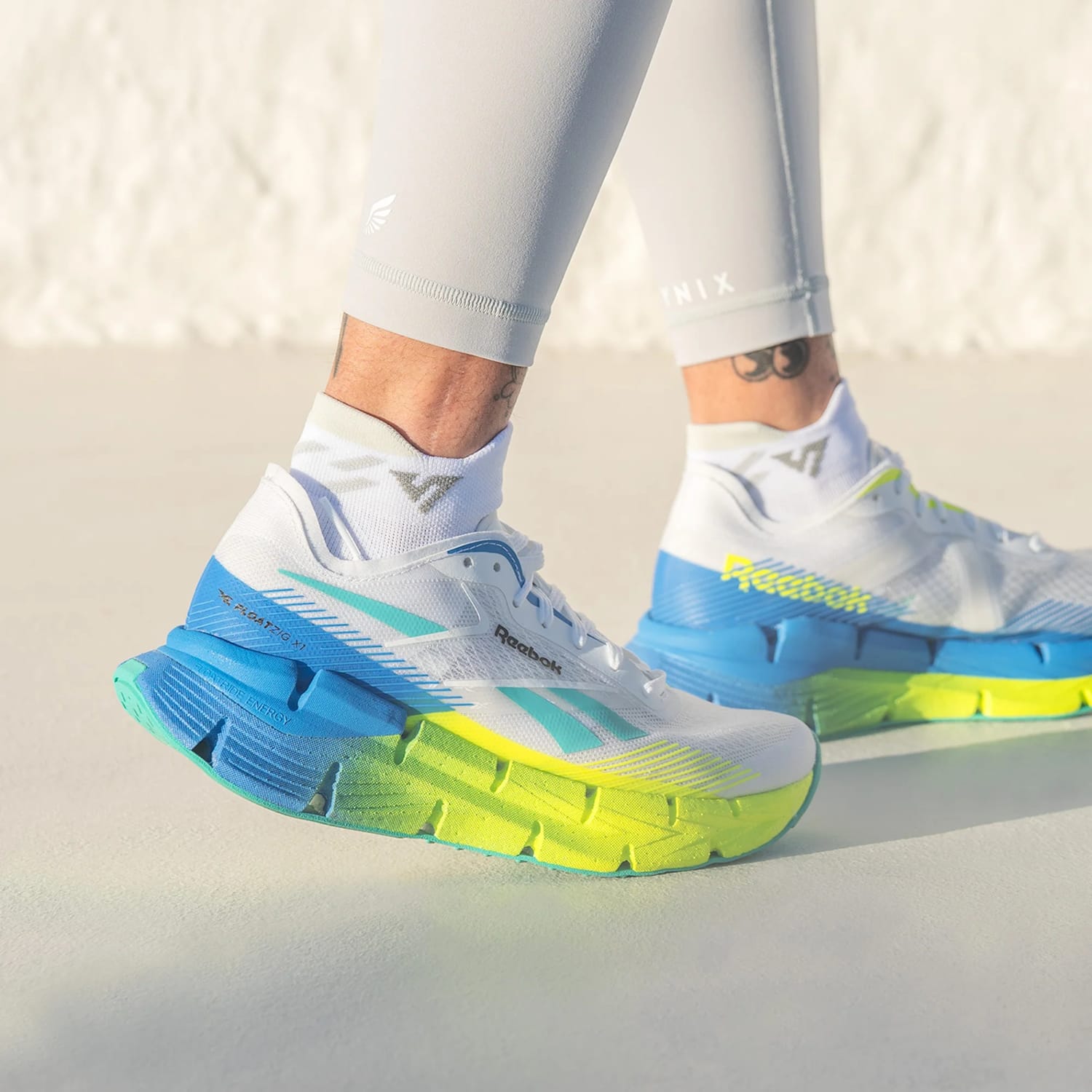 Versus White Glacier Running Ankle Socks, product, variation 3