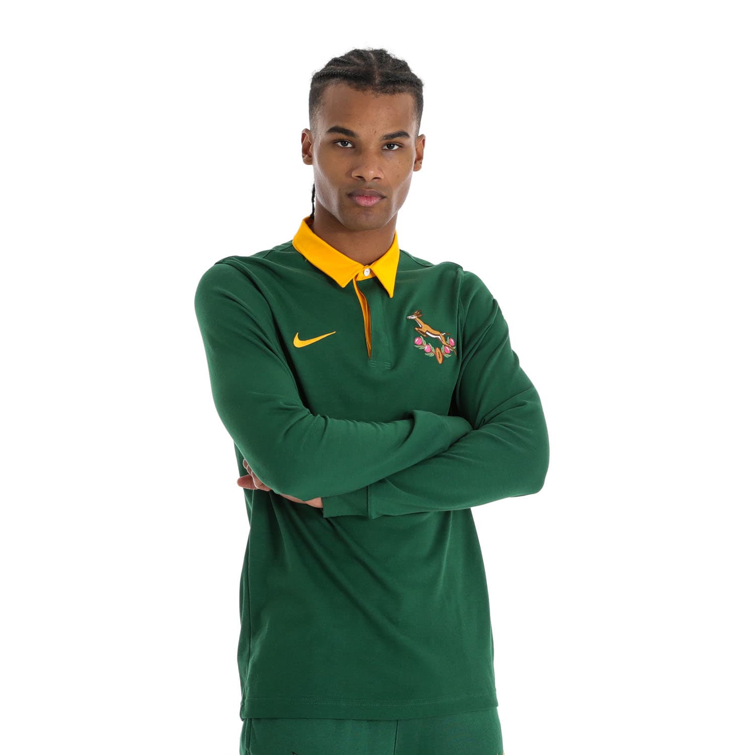 Springbok Men's Heritage Home 2025 Long Sleeve Jersey