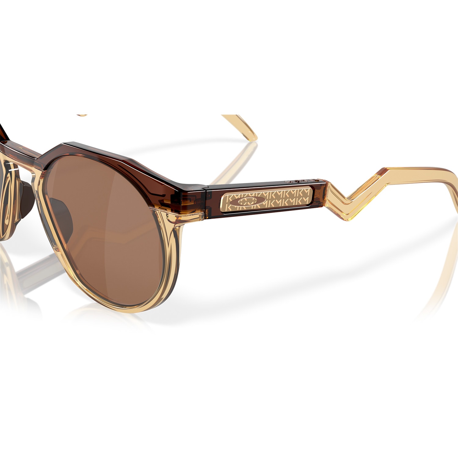 Oakley HSTN Sunglasses with Prizm Tungsten Lense &amp; Dark Amber/Light Curry Frame, product, variation 3