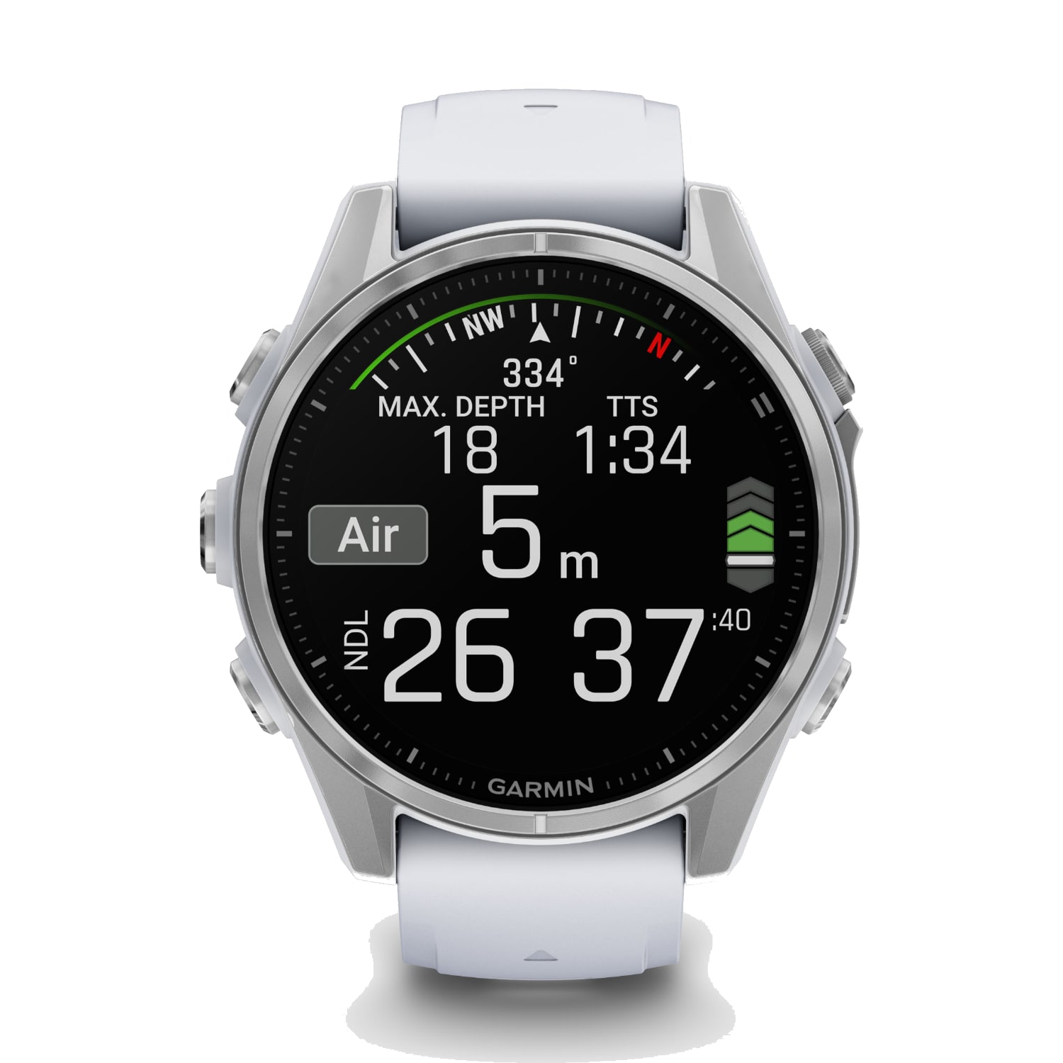 Garmin Fenix 8 43mm AMOLED Glass Multisport Smartwatch - Whitestone, product, variation 4