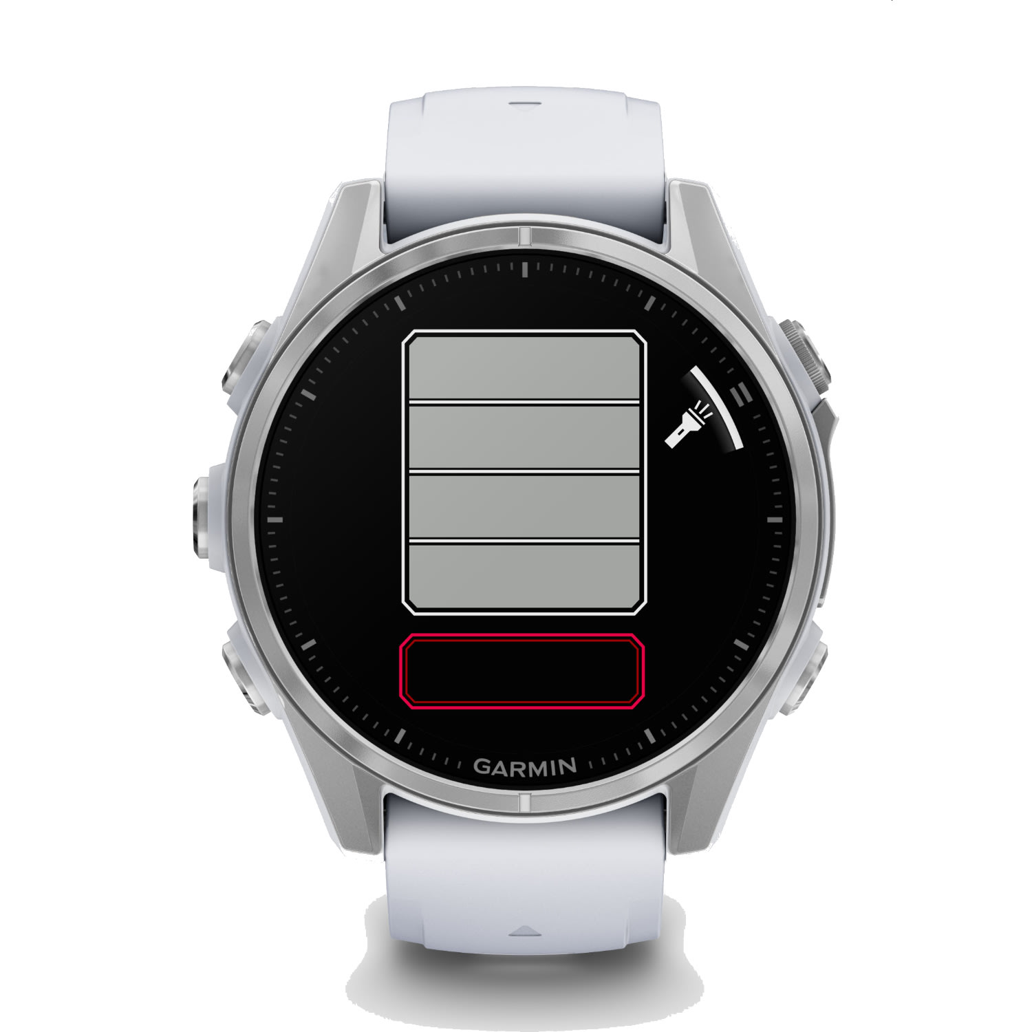 Garmin Fenix 8 43mm AMOLED Glass Multisport Smartwatch - Whitestone, product, variation 6