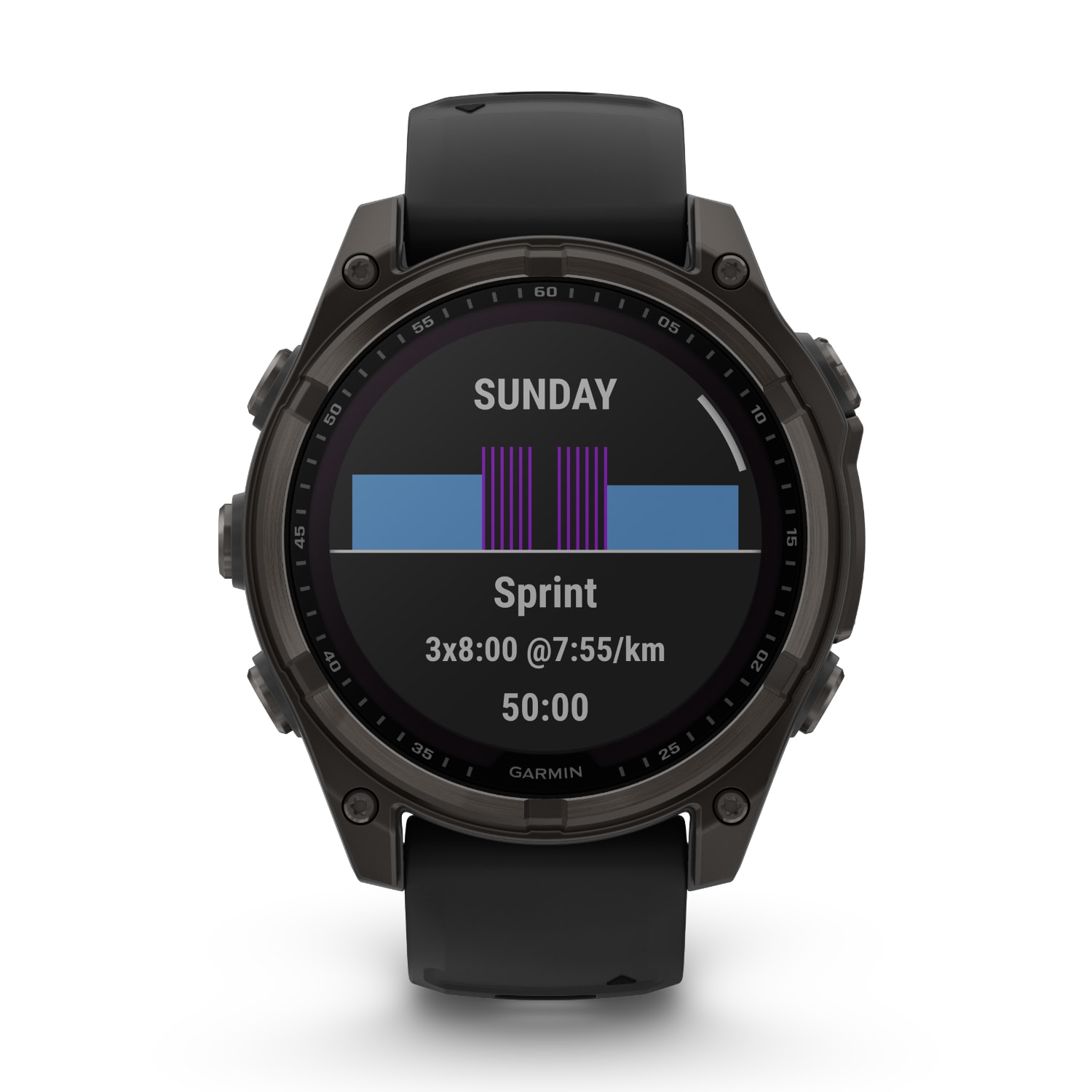 Garmin Fenix 8 47mm Sapphire Solar Multisport Smartwatch - Carbon Grey, product, variation 4