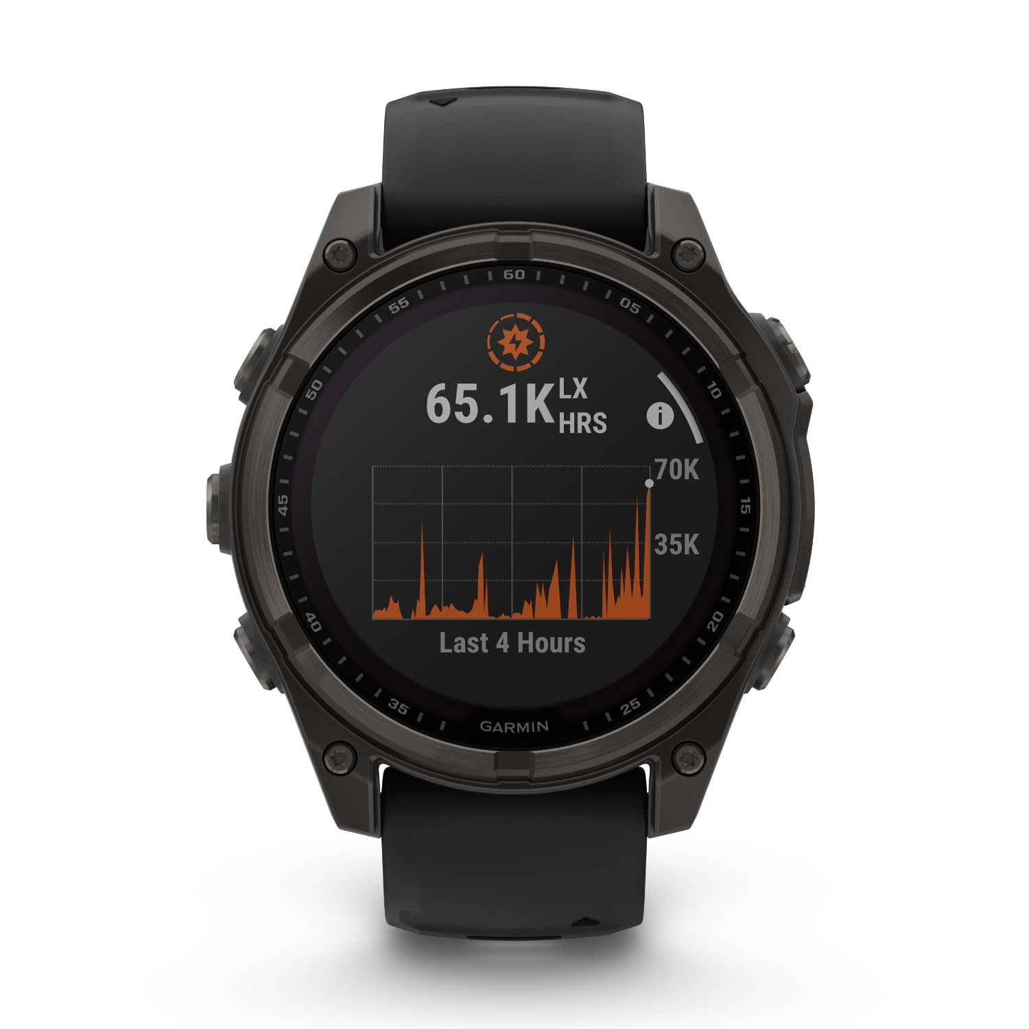 Garmin Fenix 8 47mm Sapphire Solar Multisport Smartwatch - Carbon Grey, product, variation 5