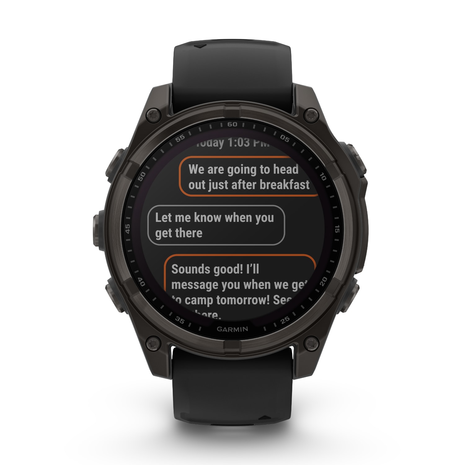 Garmin Fenix 8 47mm Sapphire Solar Multisport Smartwatch - Carbon Grey, product, variation 6