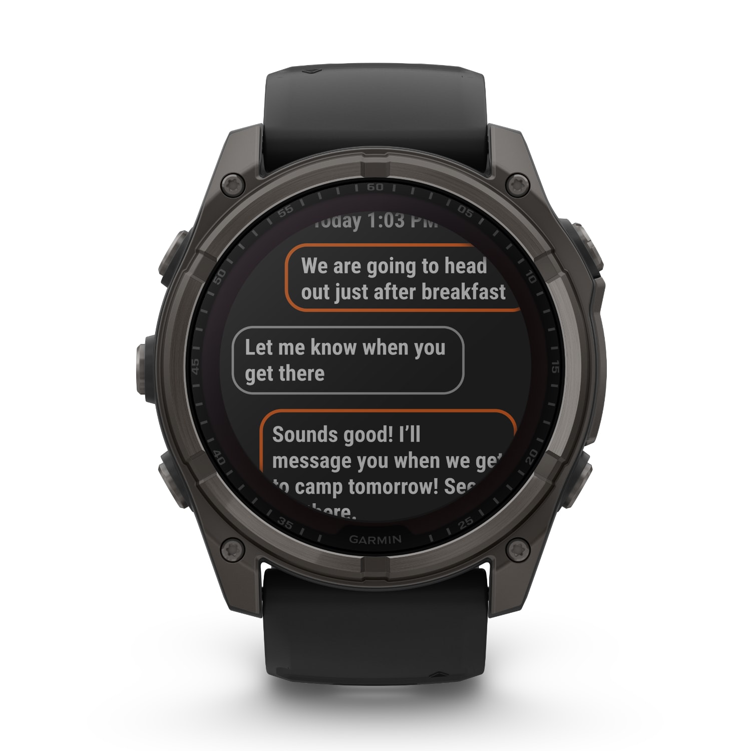 Garmin Fenix 8 51mm Sapphire Solar Multisport Smartwatch - Carbon Grey, product, variation 6