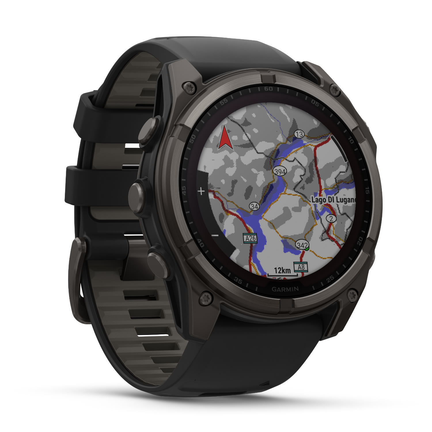Garmin Fenix 8 51mm Sapphire Solar Multisport Smartwatch - Carbon Grey, product, variation 10