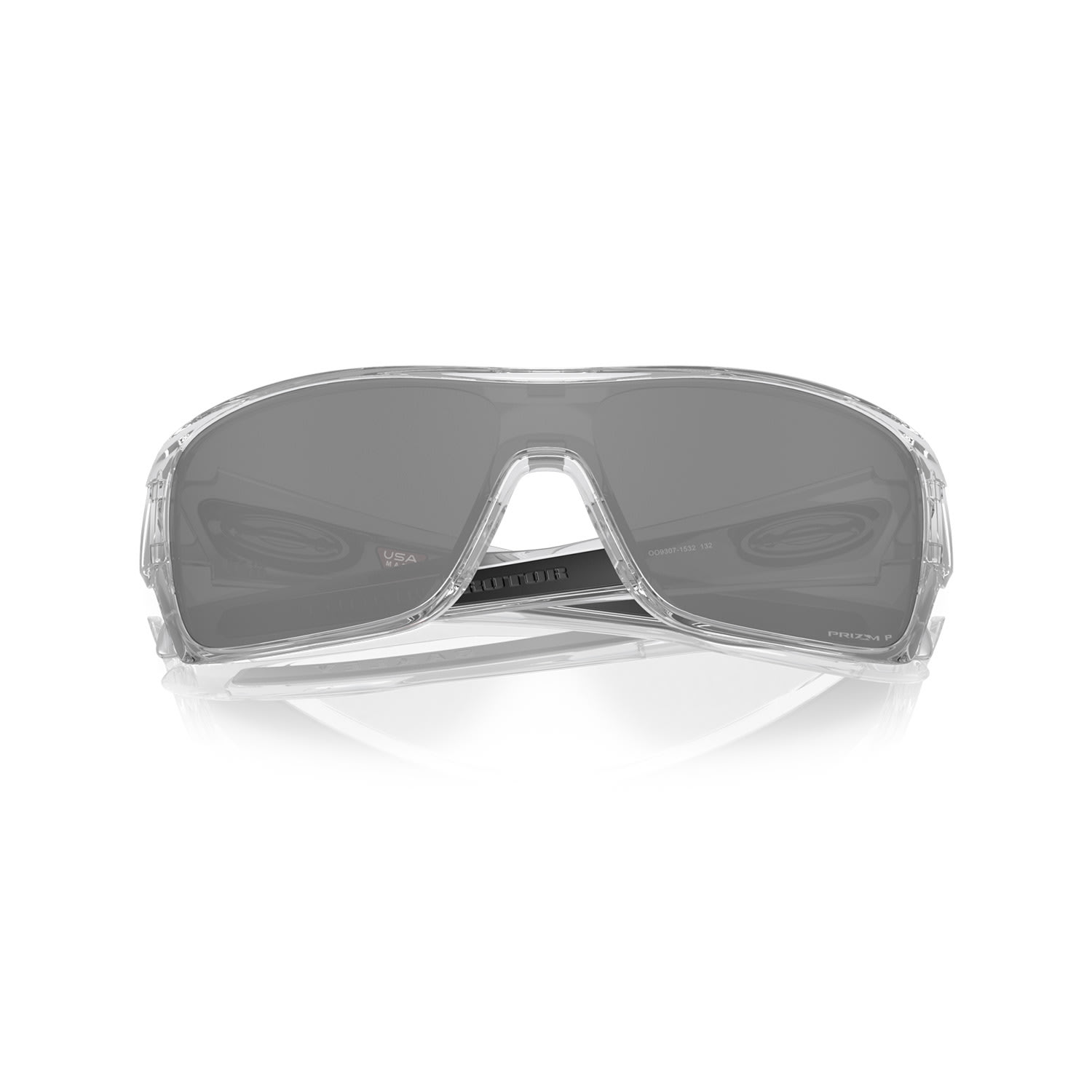 Oakley TURBINE ROTOR sunglasses with  Prizm Black Polarized Lense &amp; Transparent Frame, product, variation 6