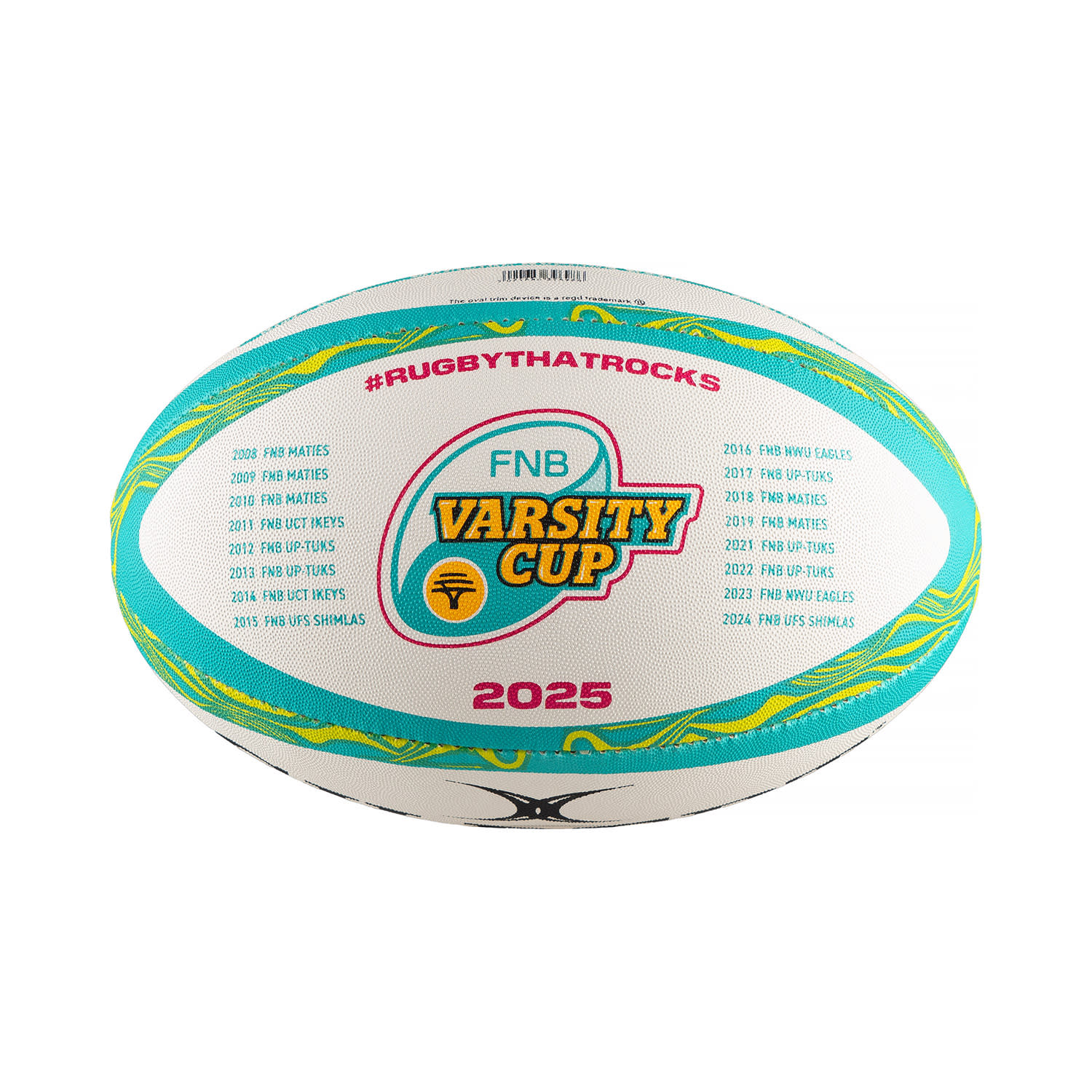Gilbert Varsity Cup Replica Rugby Ball, product, variation 2