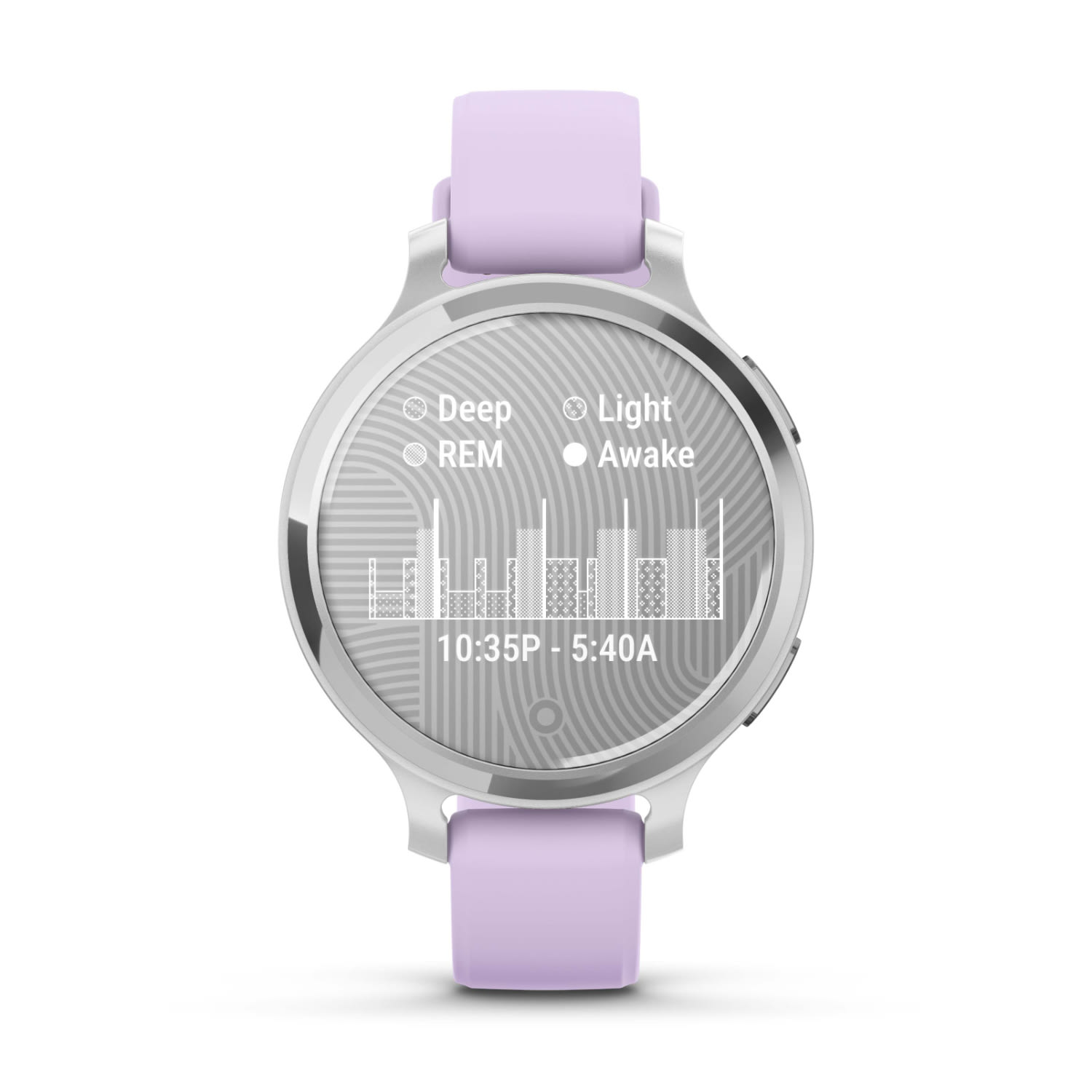 Garmin Lily 2 Active Stylish GPS Smartwatch - Silver/Purple, product, variation 4