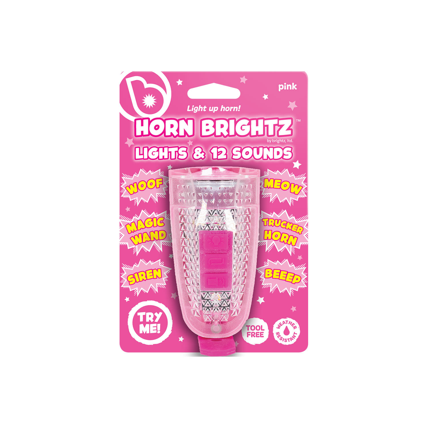 Brightz Light Up Pink Horn