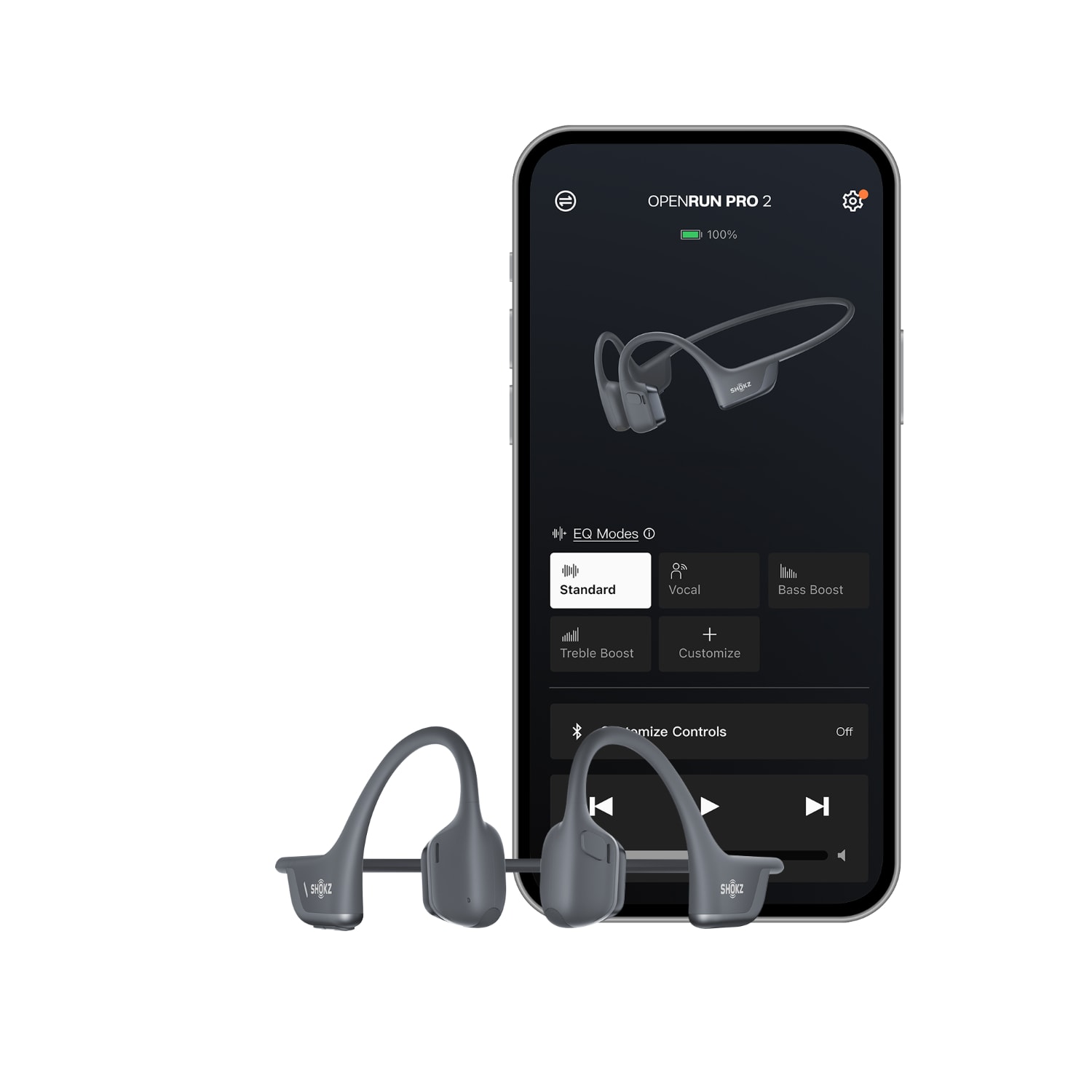 Shokz OpenRun Pro 2 Bone Conduction Headphones, product, variation 6