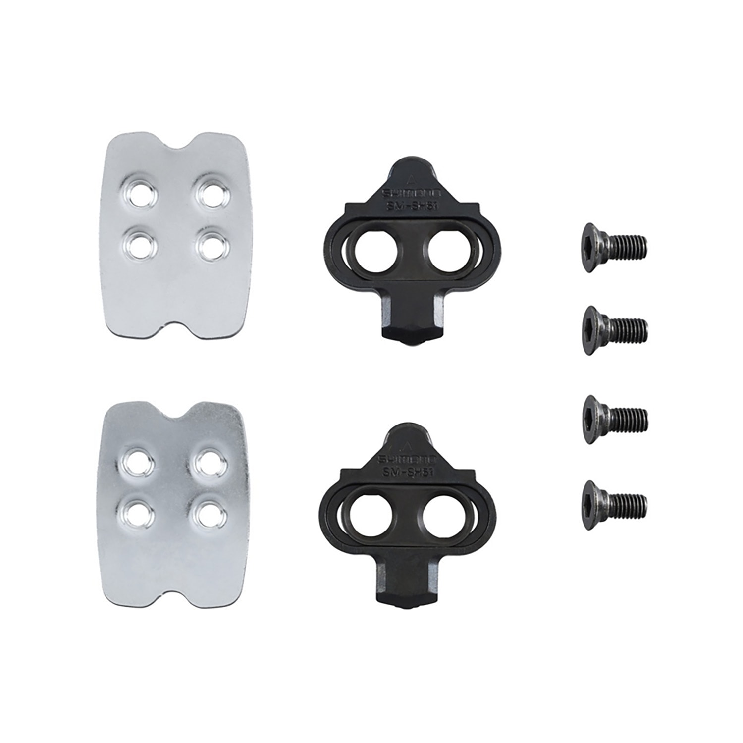Shimano SPD MTB Cleat Set with Plates