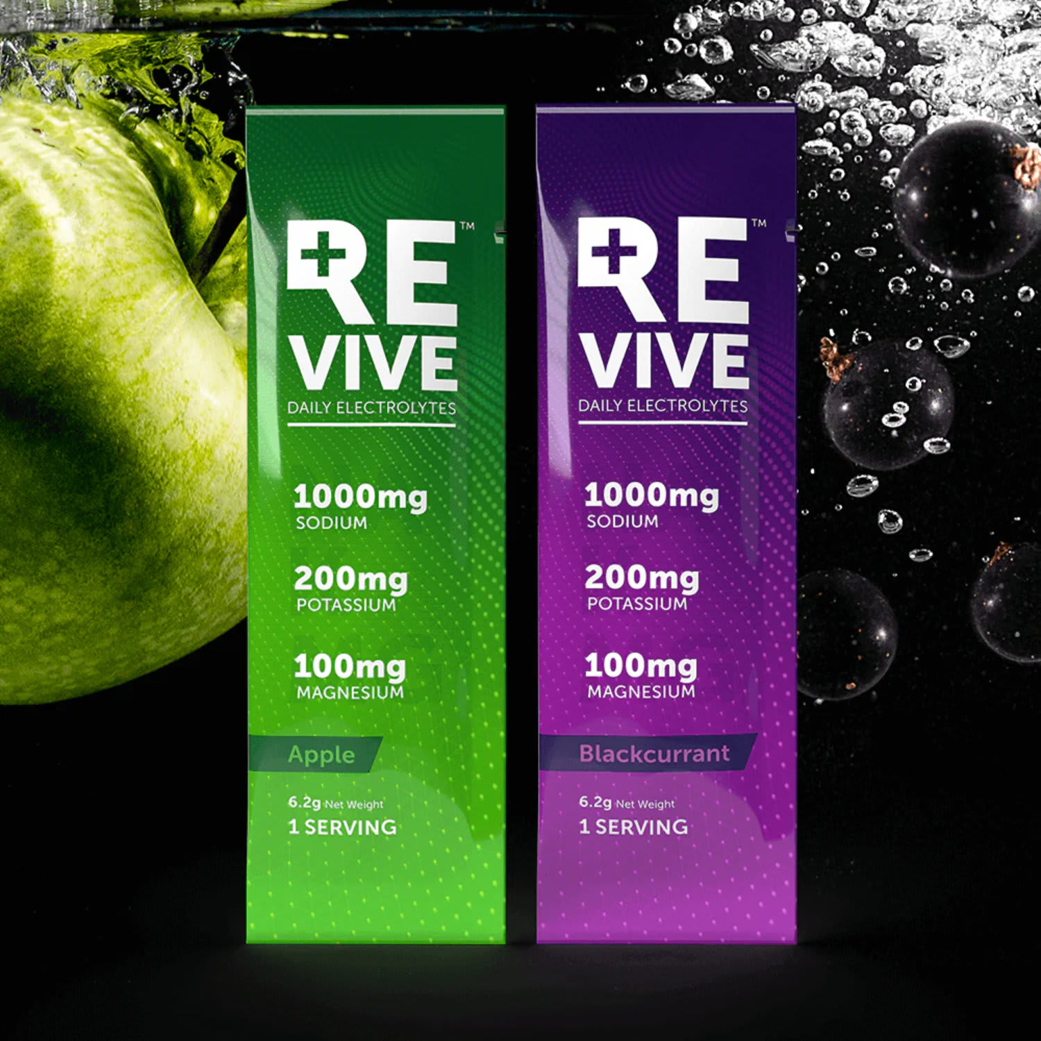 REVIVE Daily Electrolytes - Apple &amp; Blackcurrant 30 Sachets, product, variation 7
