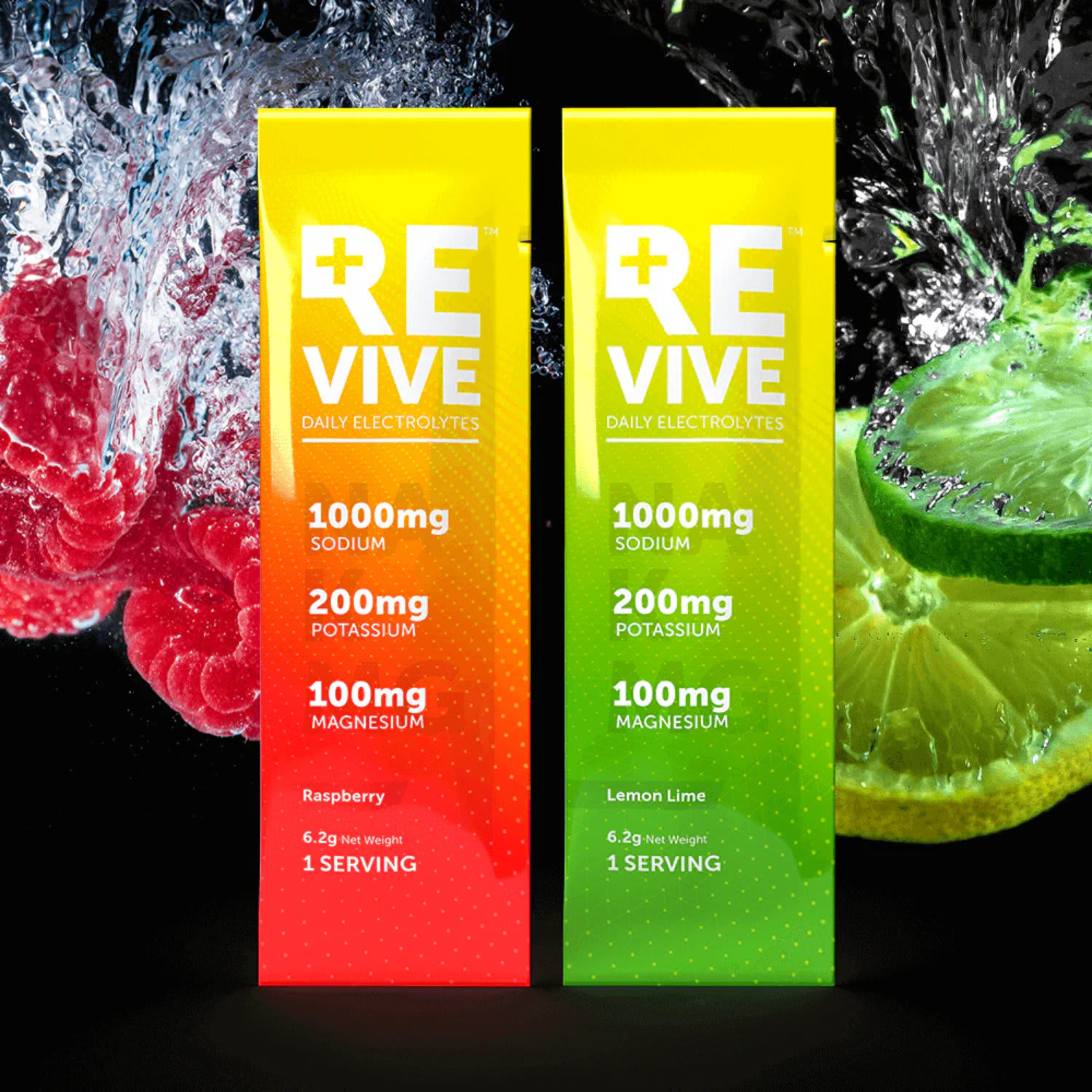 REVIVE Daily Electrolytes - Raspberry &amp; Lemon Lime 30 Sachets, product, variation 7