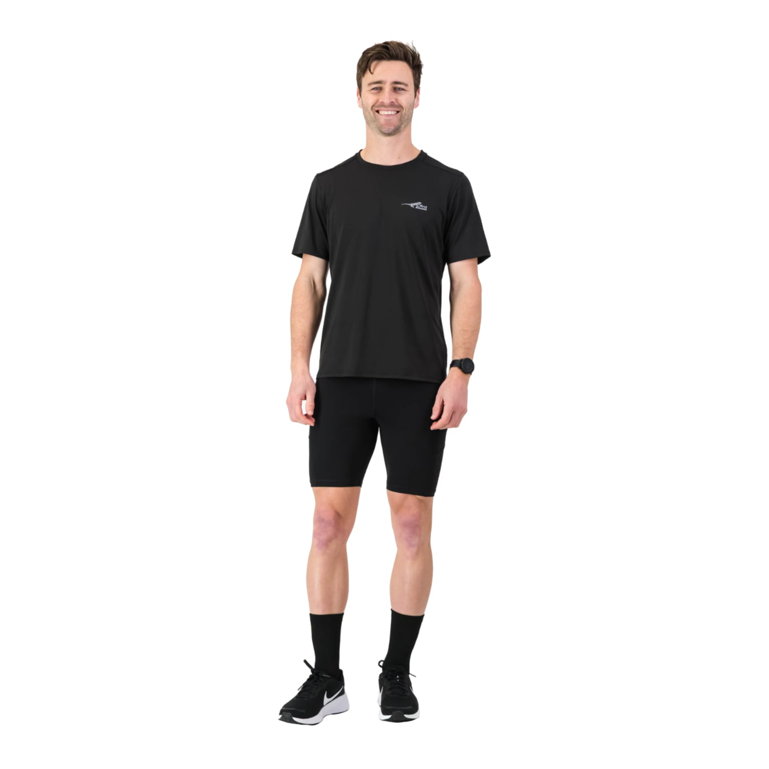 First Ascent Men&#039;s Corefit 7&#039;&#039; Running Short Tight, product, variation 2