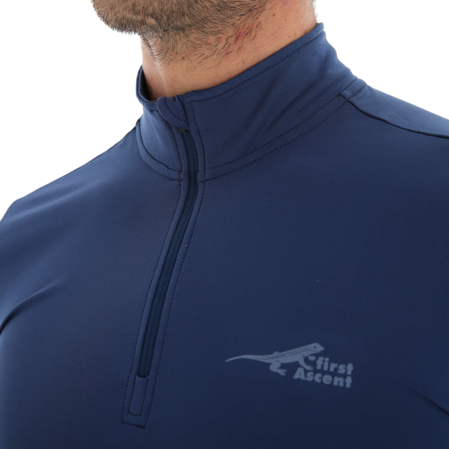 First Ascent Men&#039;s Corefit 1/4 Zip Running Long Sleeve, product, variation 5