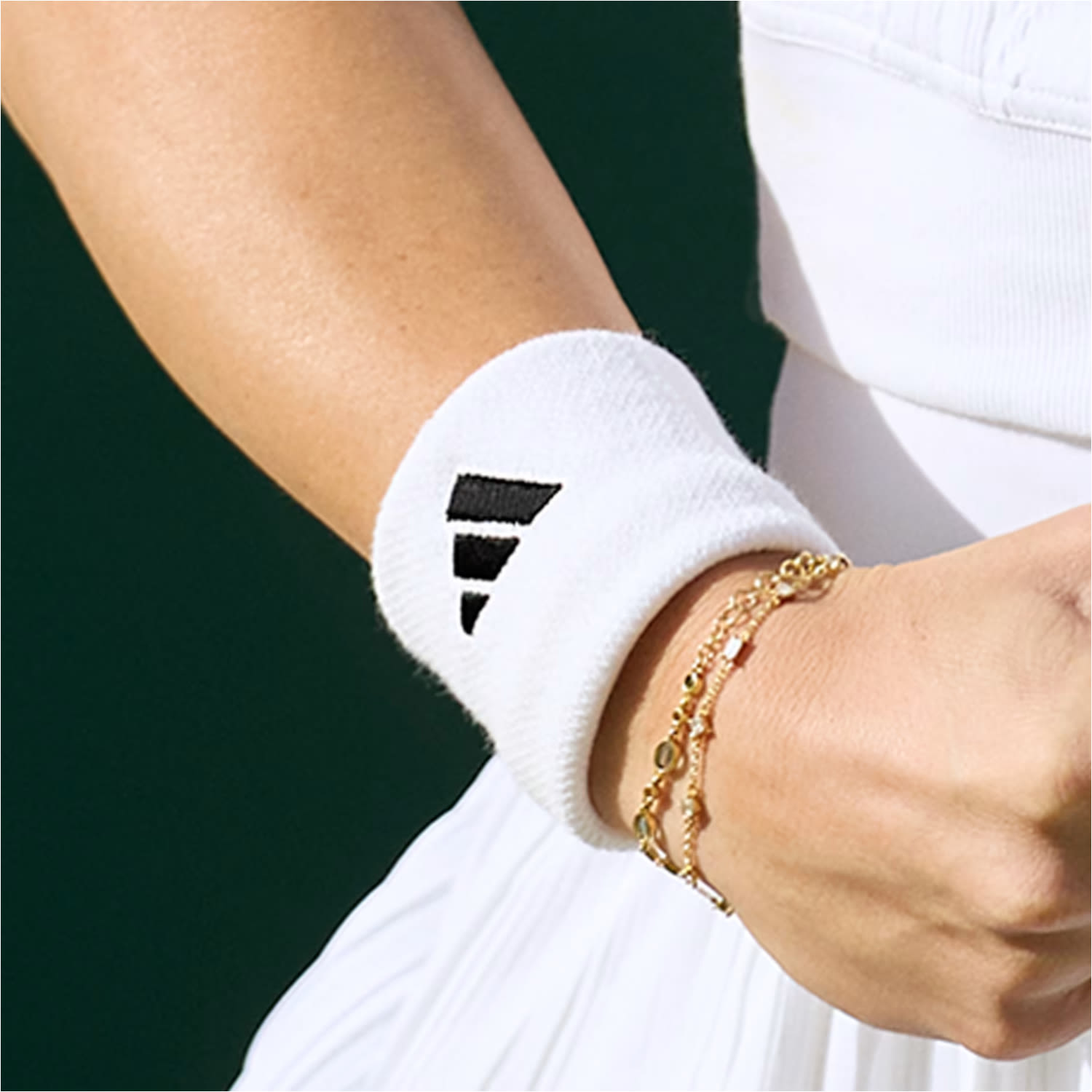 Adidas Tennis Wristbands S - White, product, variation 4