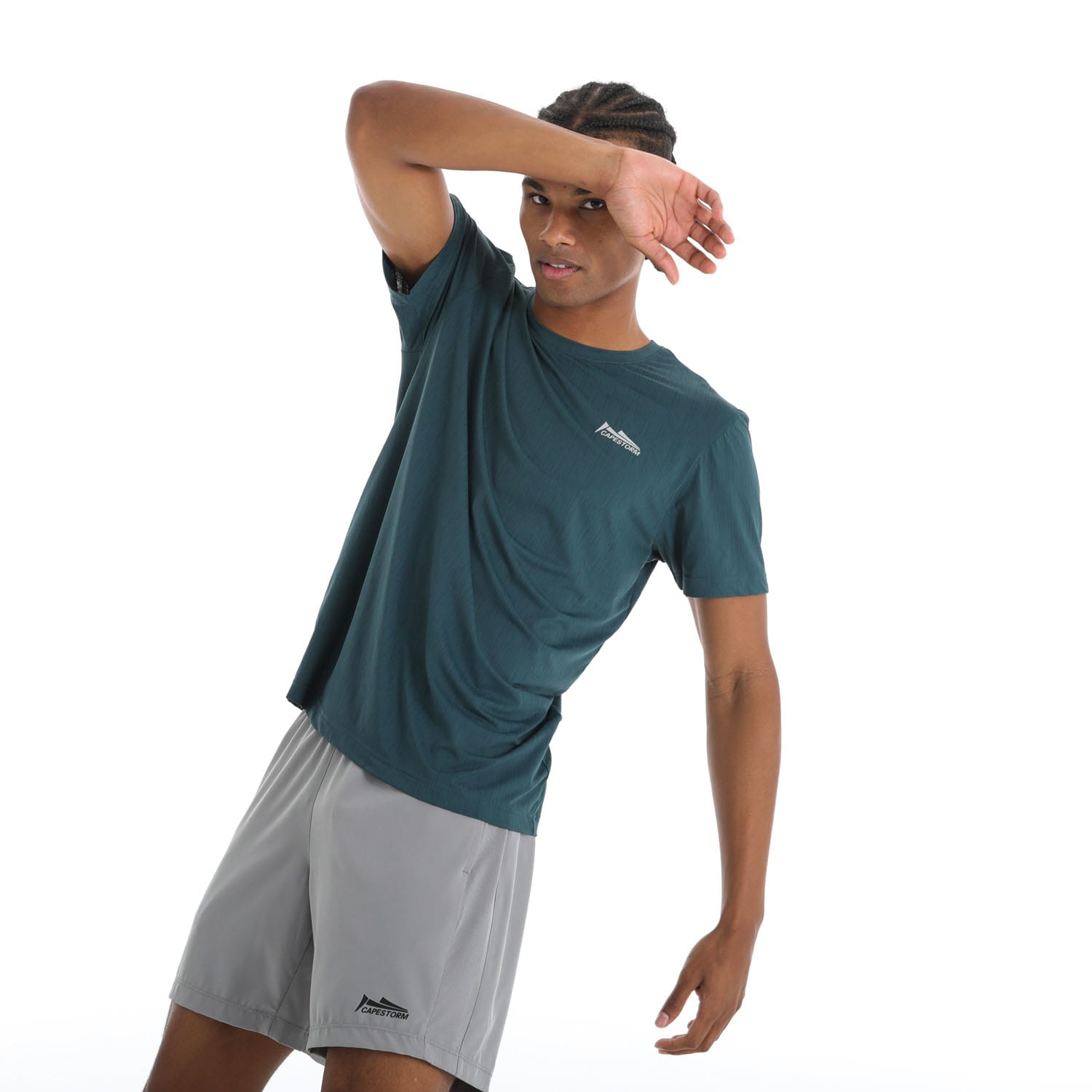 Capestorm Men&#039;s Textured Running Tee, product, variation 3