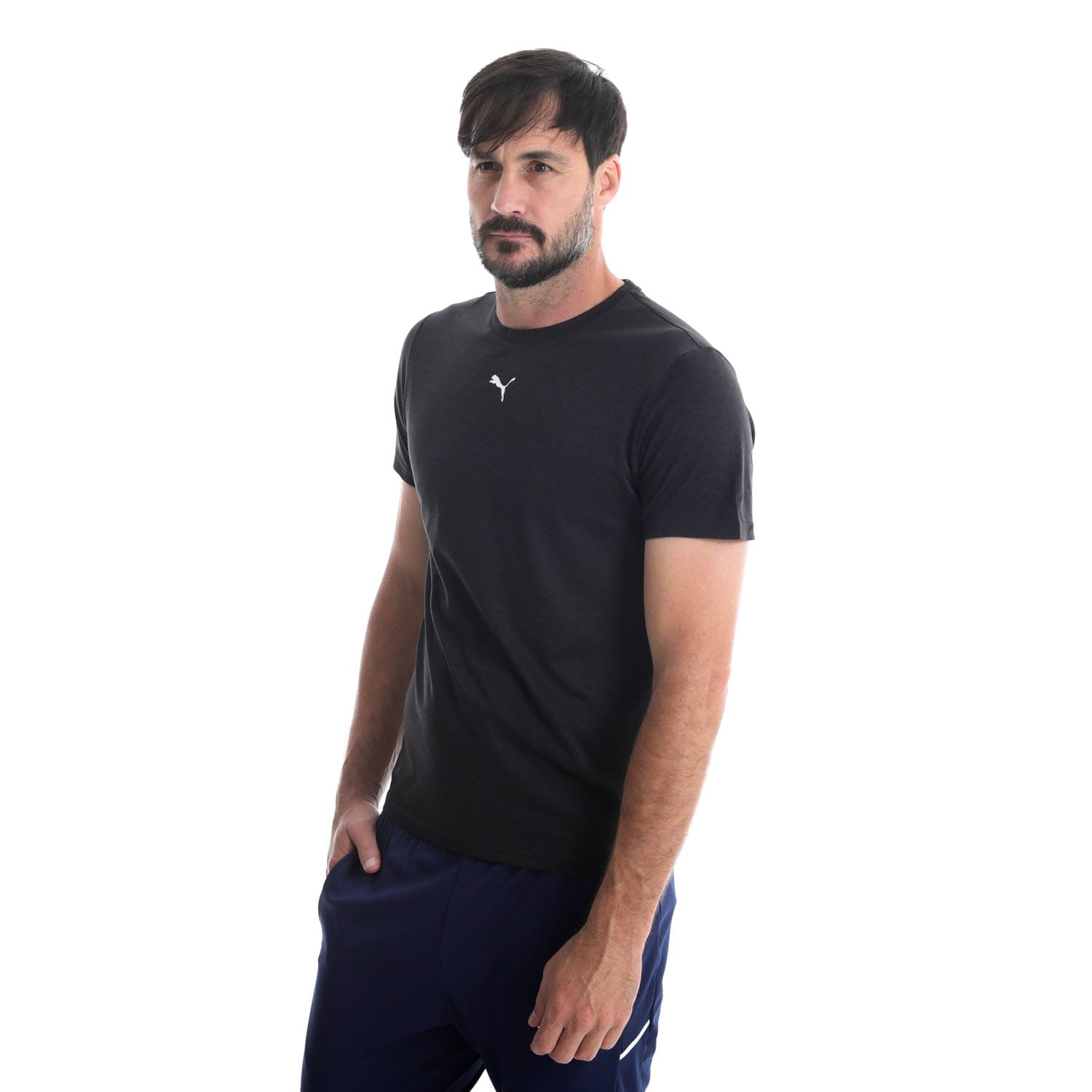 Puma Men&#039;s Essential Heather Cat Tee, product, variation 3