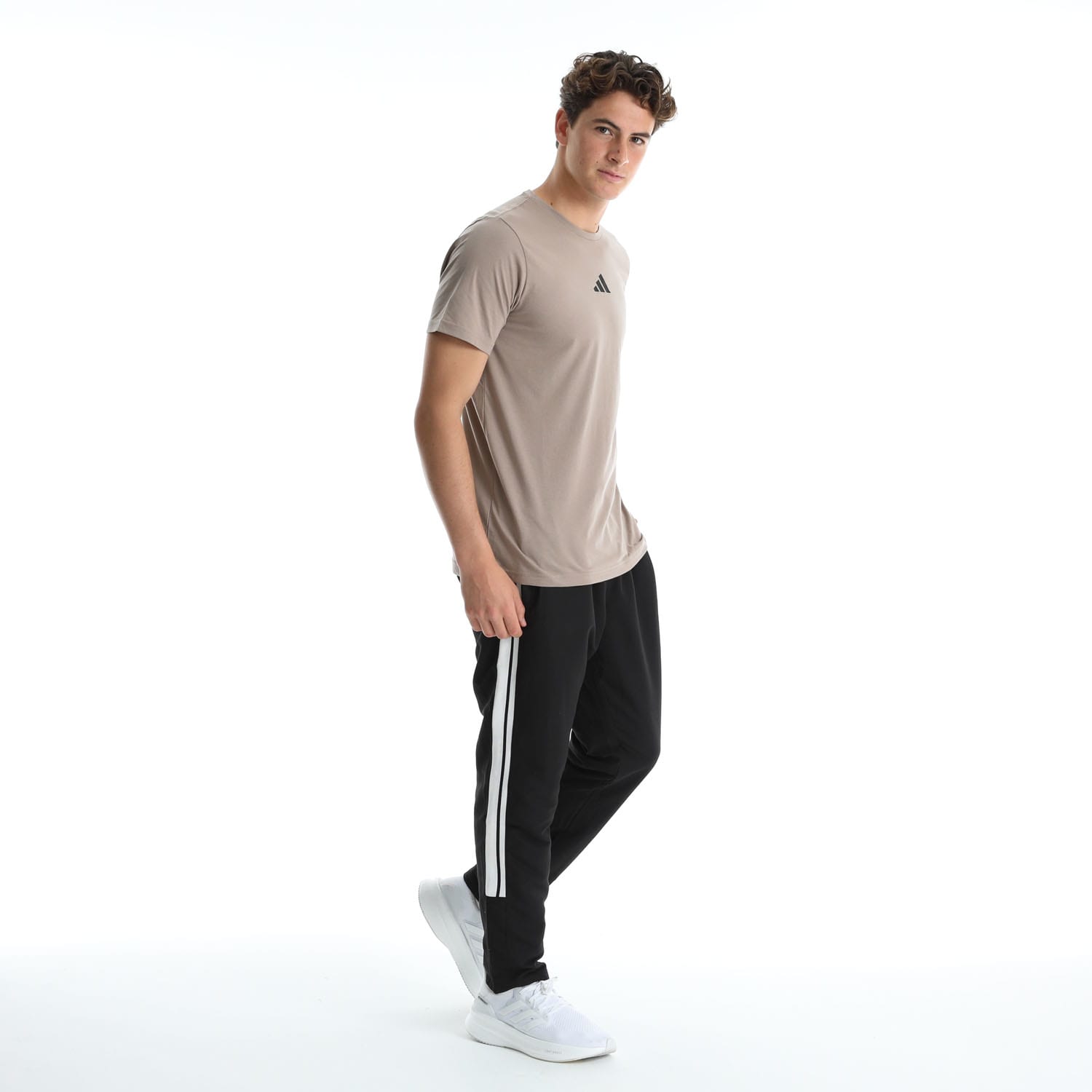 adidas Men&#039;s Training Essential Poly-Cotton Tee, product, variation 2