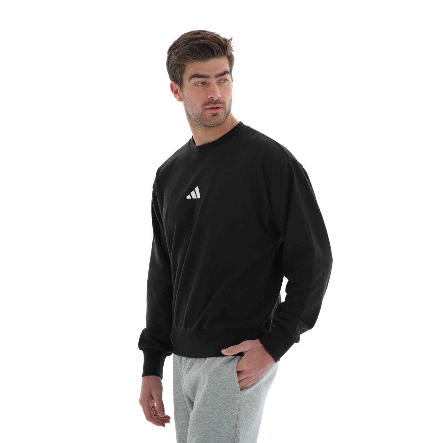 adidas Men&#039;s Feel Cozy Fleece Sweat Top, product, variation 2