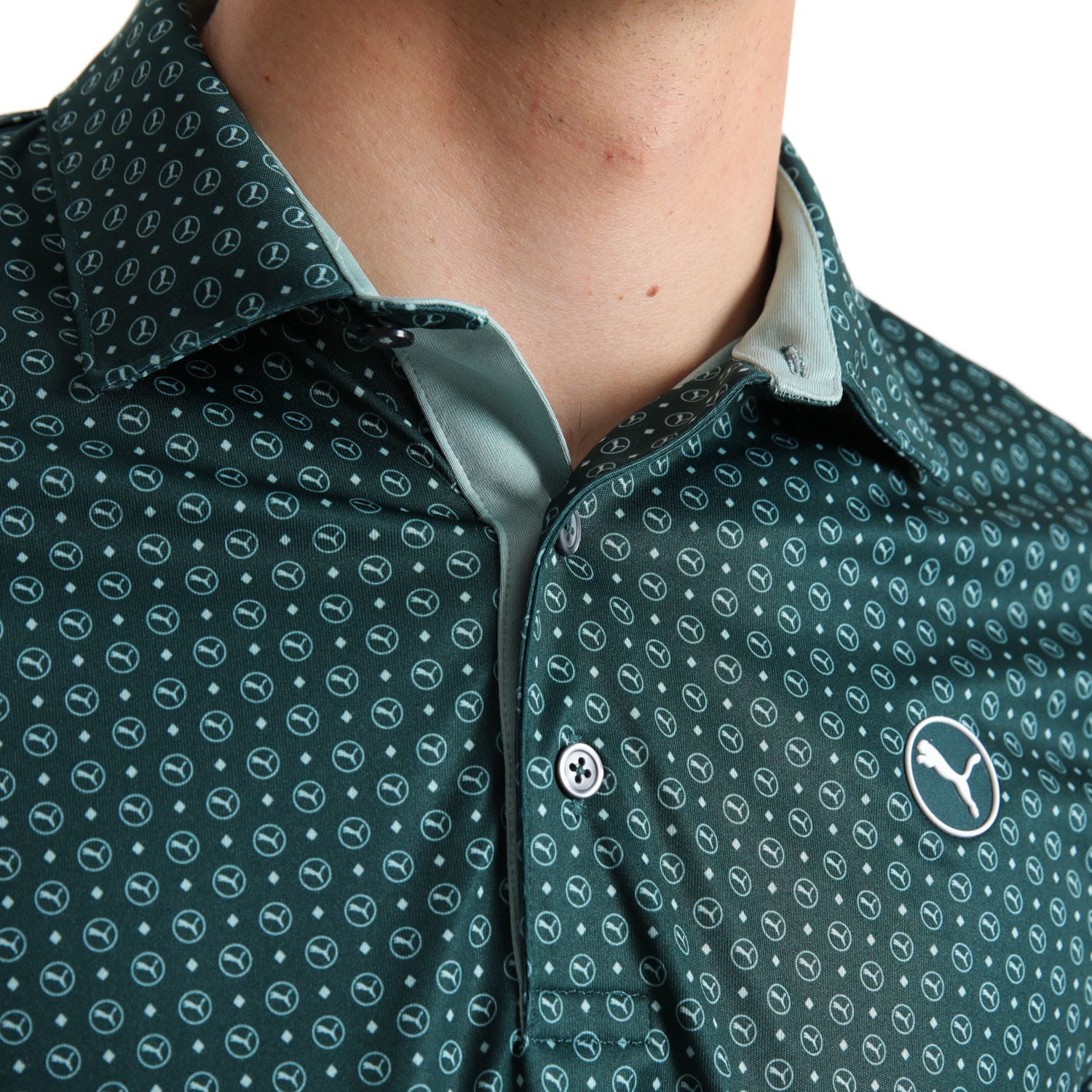 Puma Men&#039;s Golf Pure 2.0 Circle Cat Polo, product, variation 7