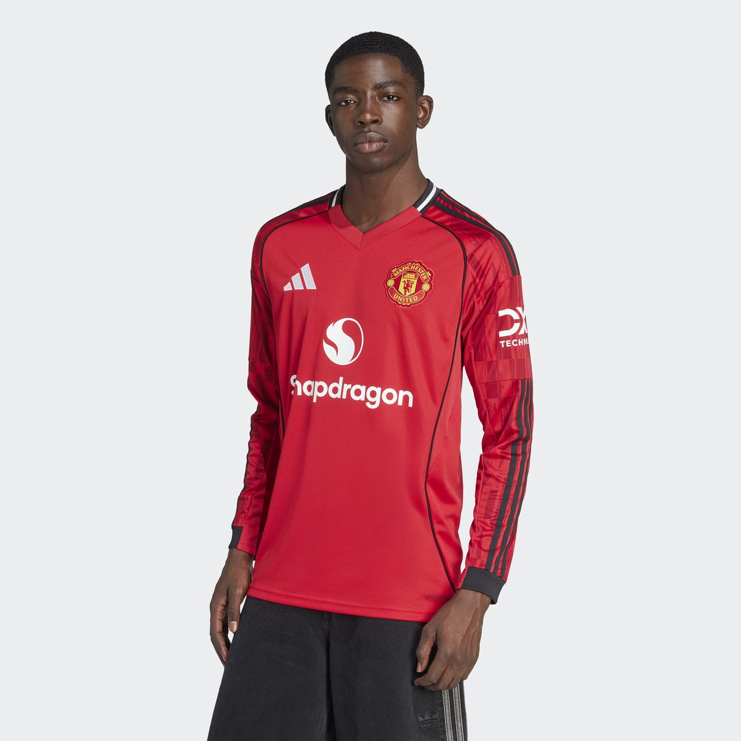 Manchester United Men&#039;s Home 25/26 Long Sleeve Jersey, product, variation 3