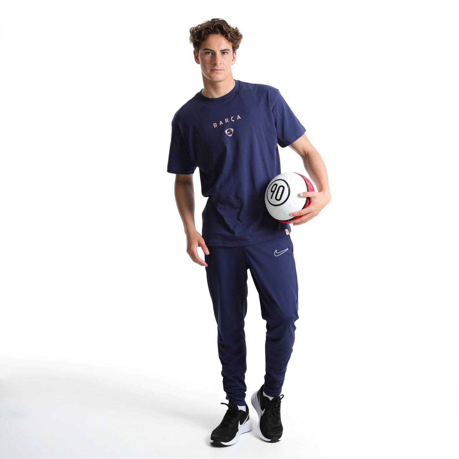 Barcelona Men&#039;s T90 25/26 Wordmark Tee, product, variation 7